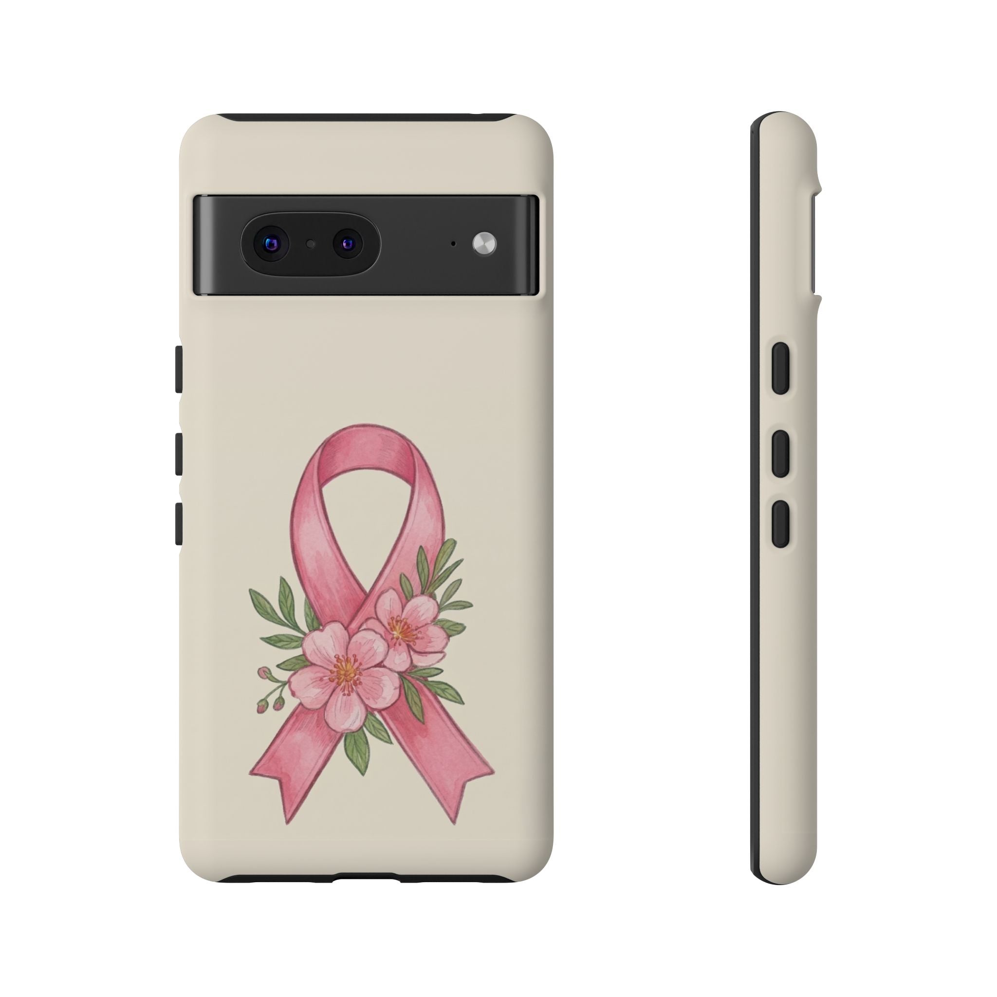 Floral Breast Cancer Awareness Case