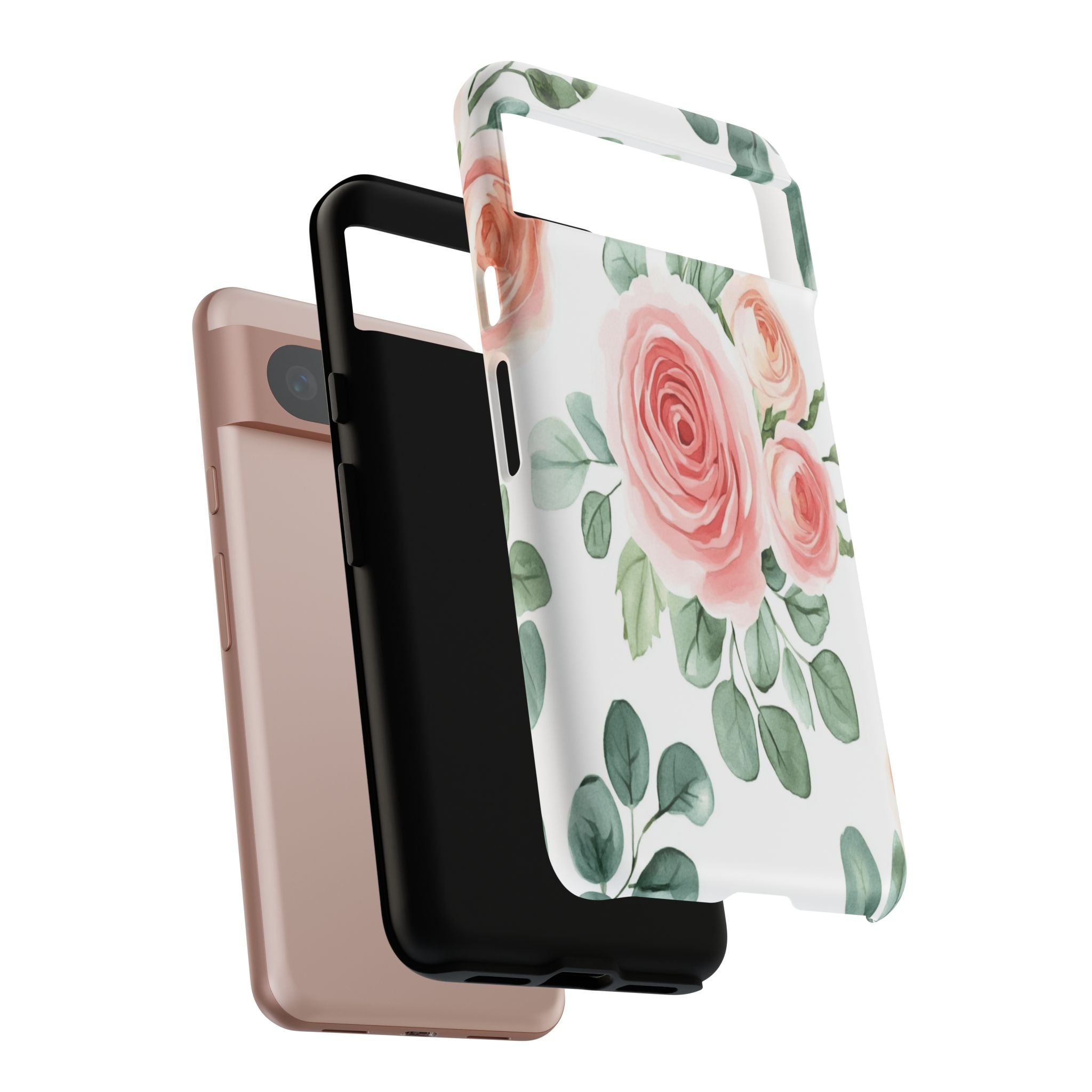 Delicate Watercolor Rose Case