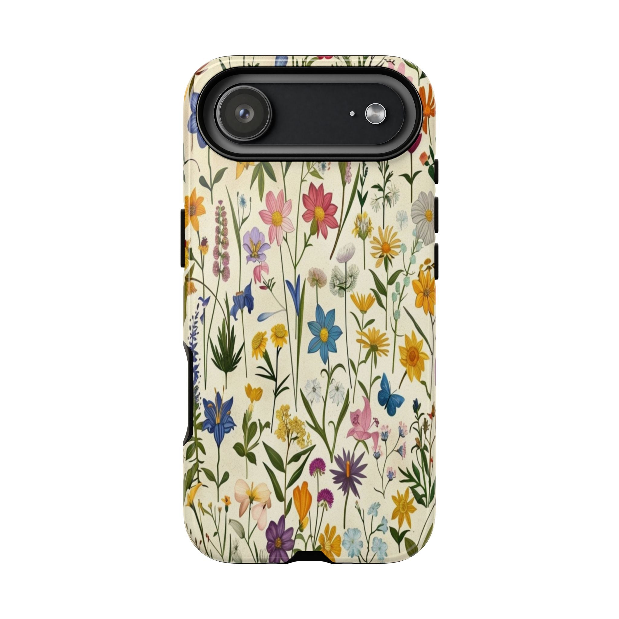 Vibrant Botanical Wildflower Pattern
