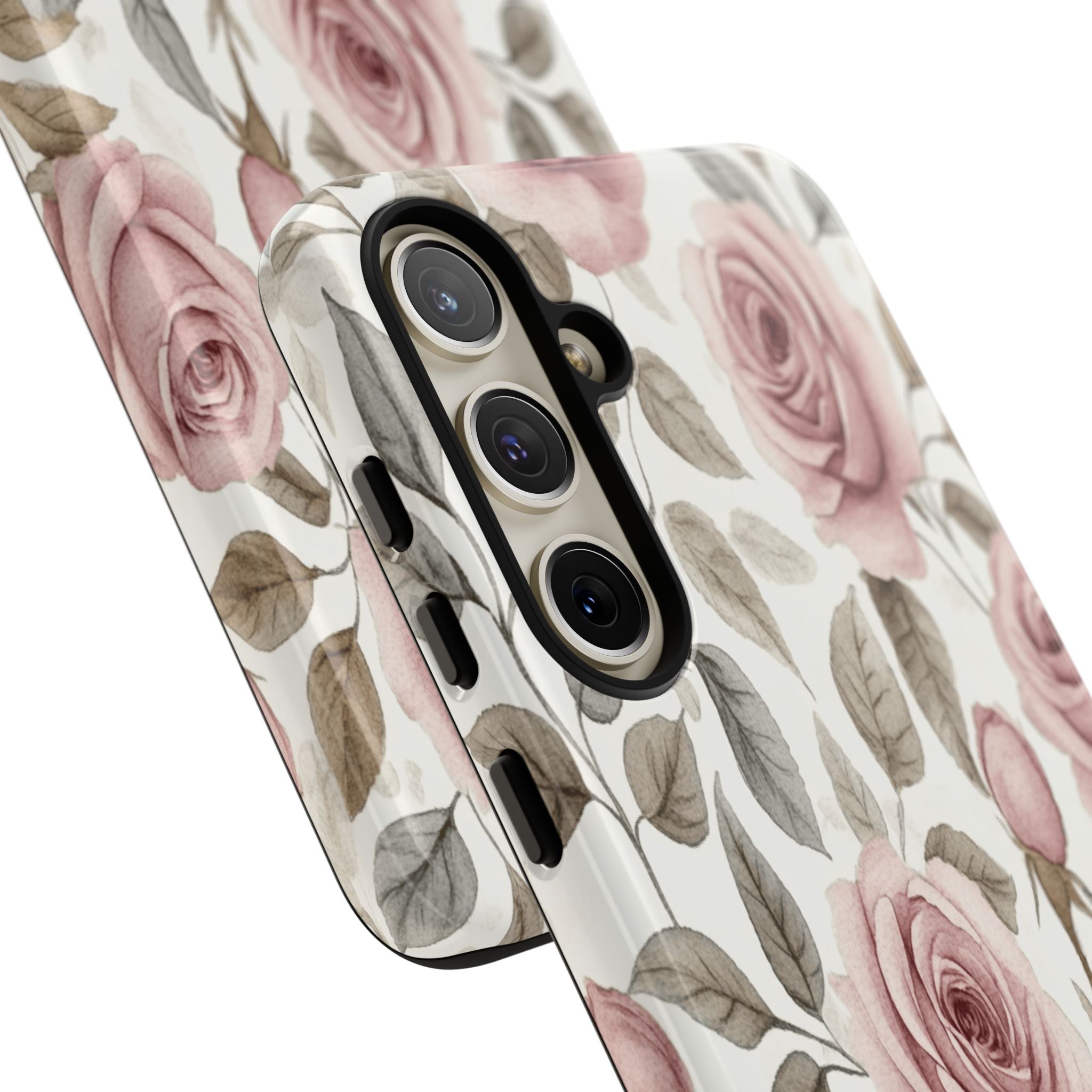 Elegant Watercolor Rose Case