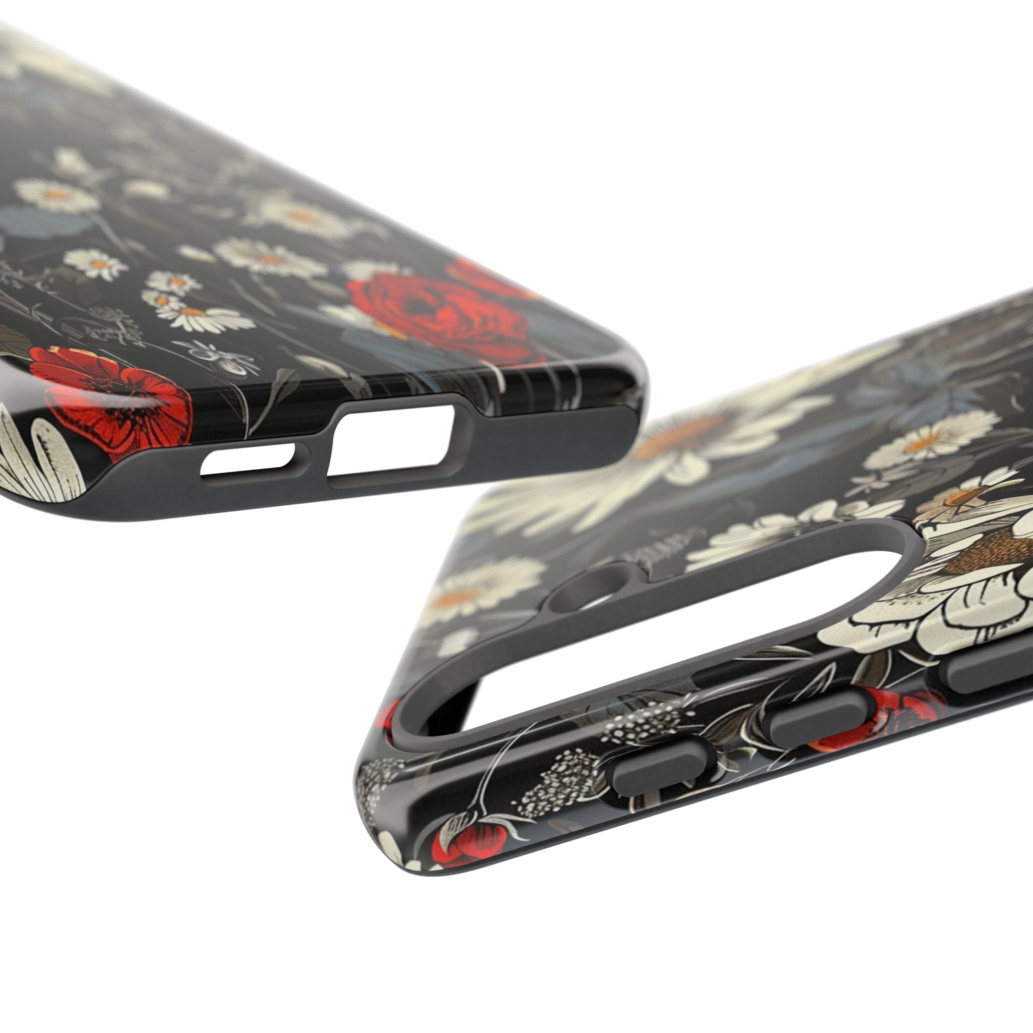 Dark Rose and Daisy Case