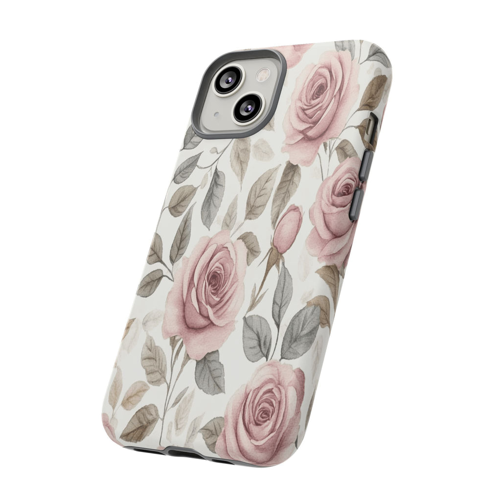 Elegant Watercolor Rose Case