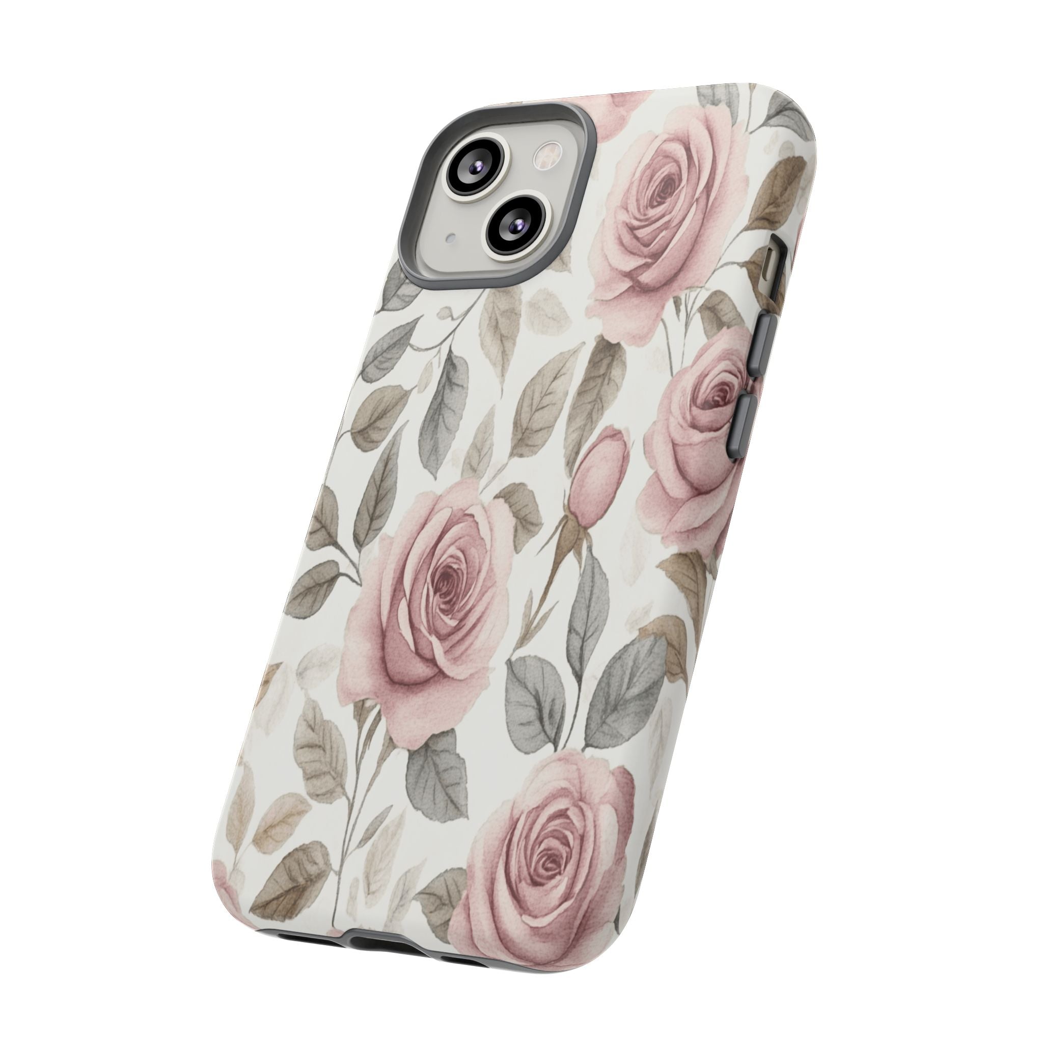 Elegant Watercolor Rose Case