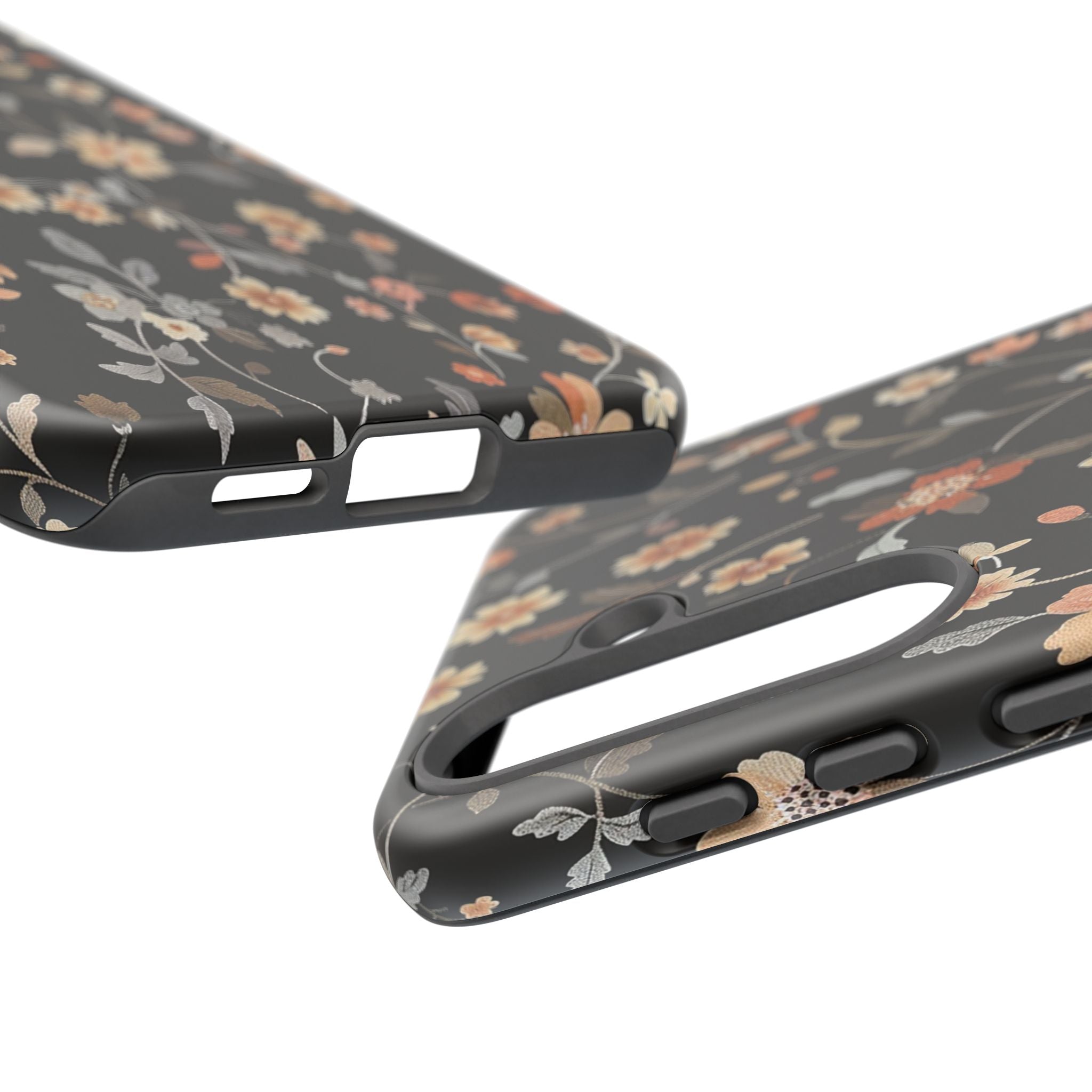 Floral Field on Black Case