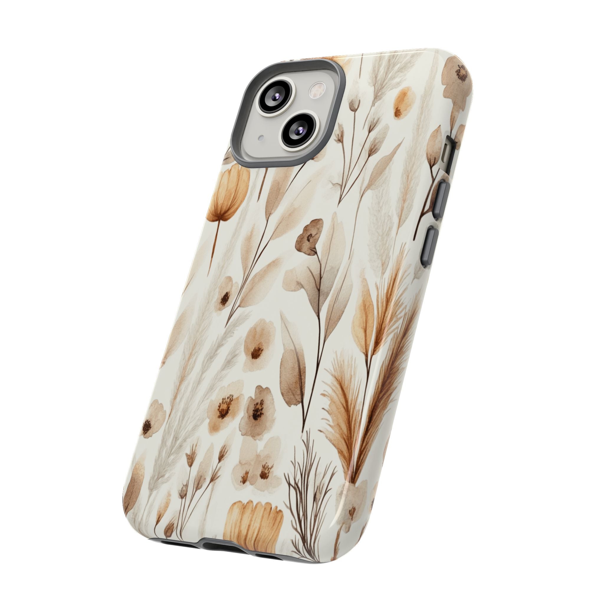 Dried Flowers Watercolor Case