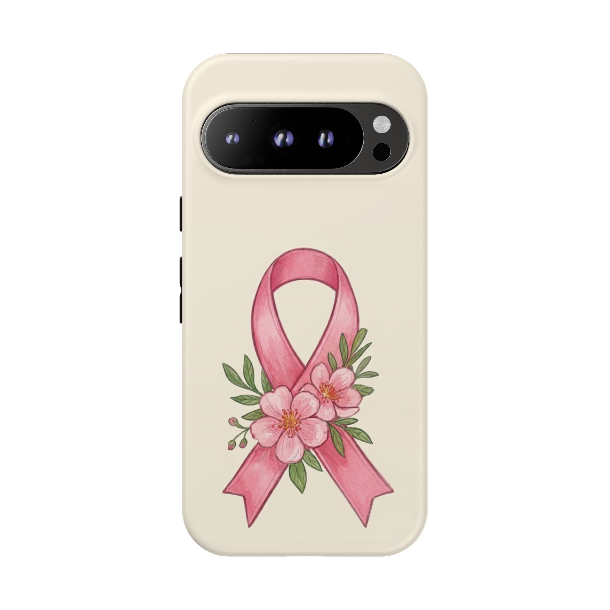 Floral Breast Cancer Awareness Case