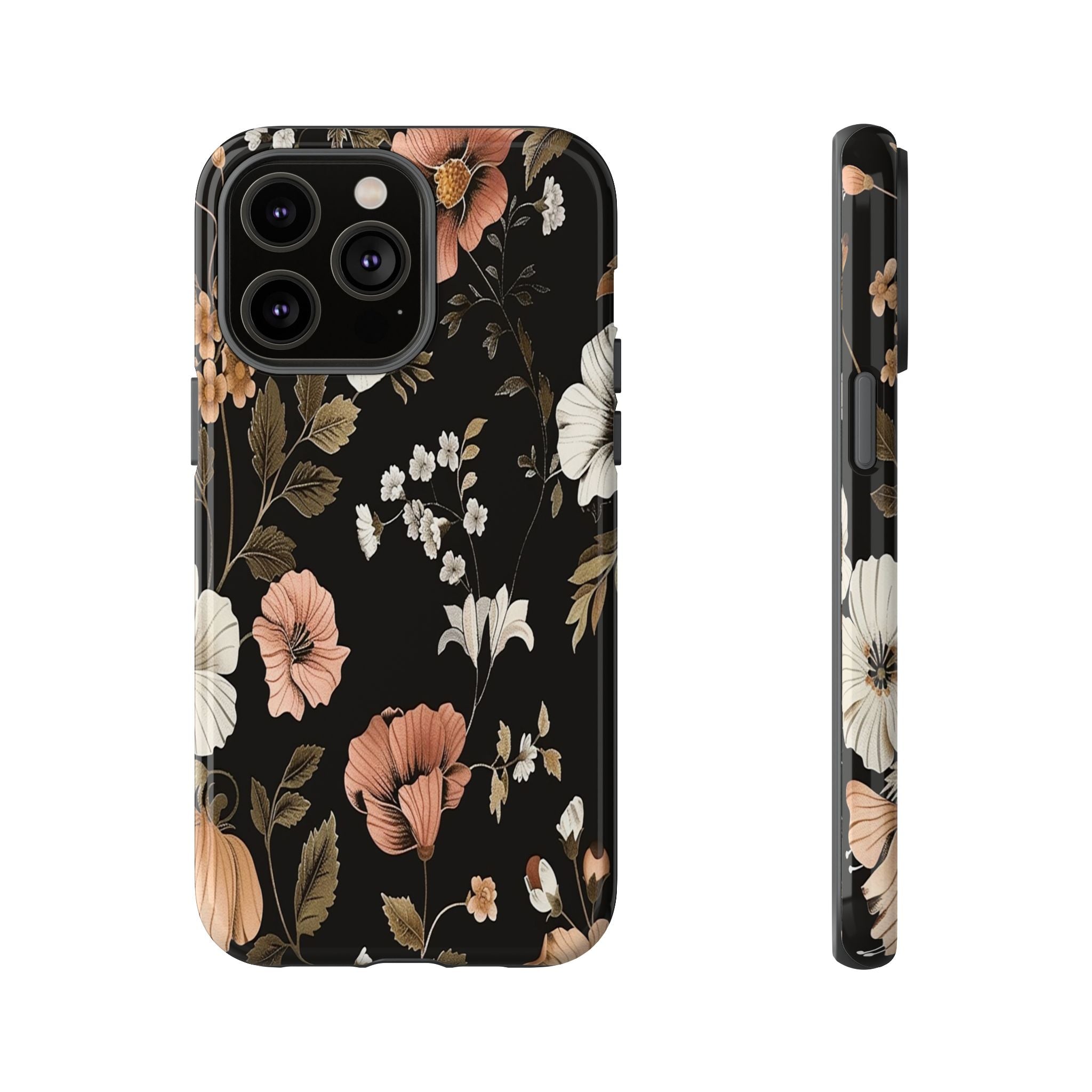 Peachy Cosmos on Black