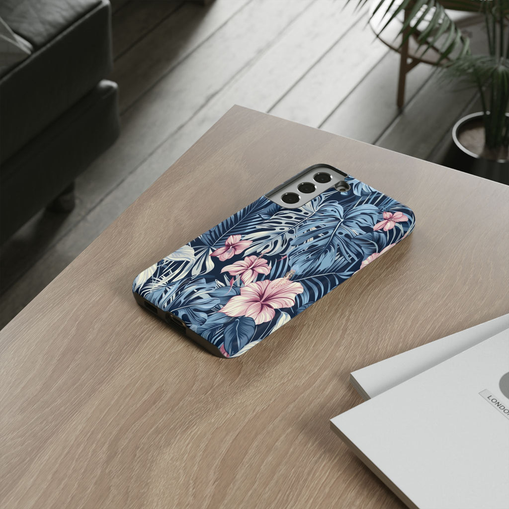 Tropical Hibiscus and Monstera Case