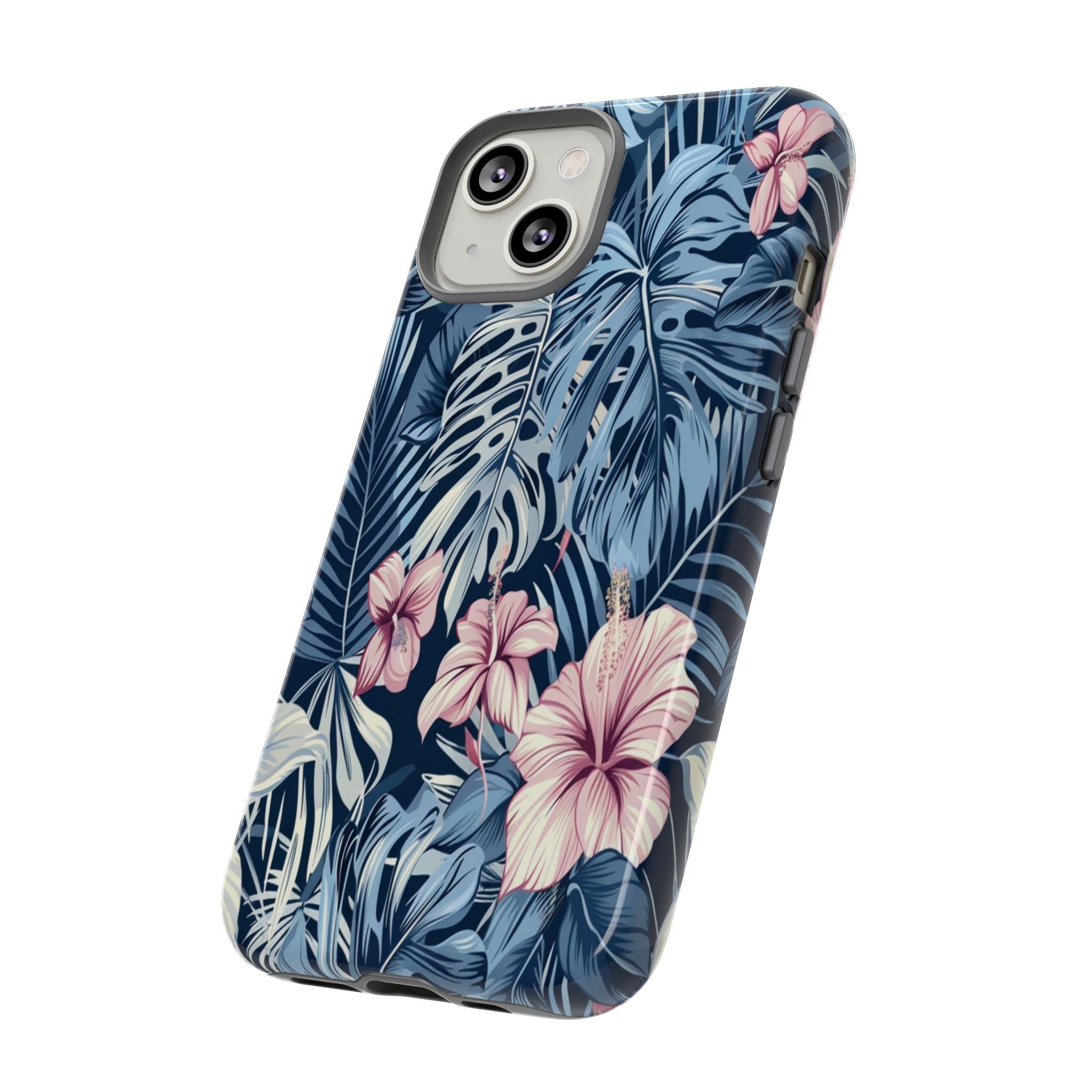 Tropical Hibiscus and Monstera Case