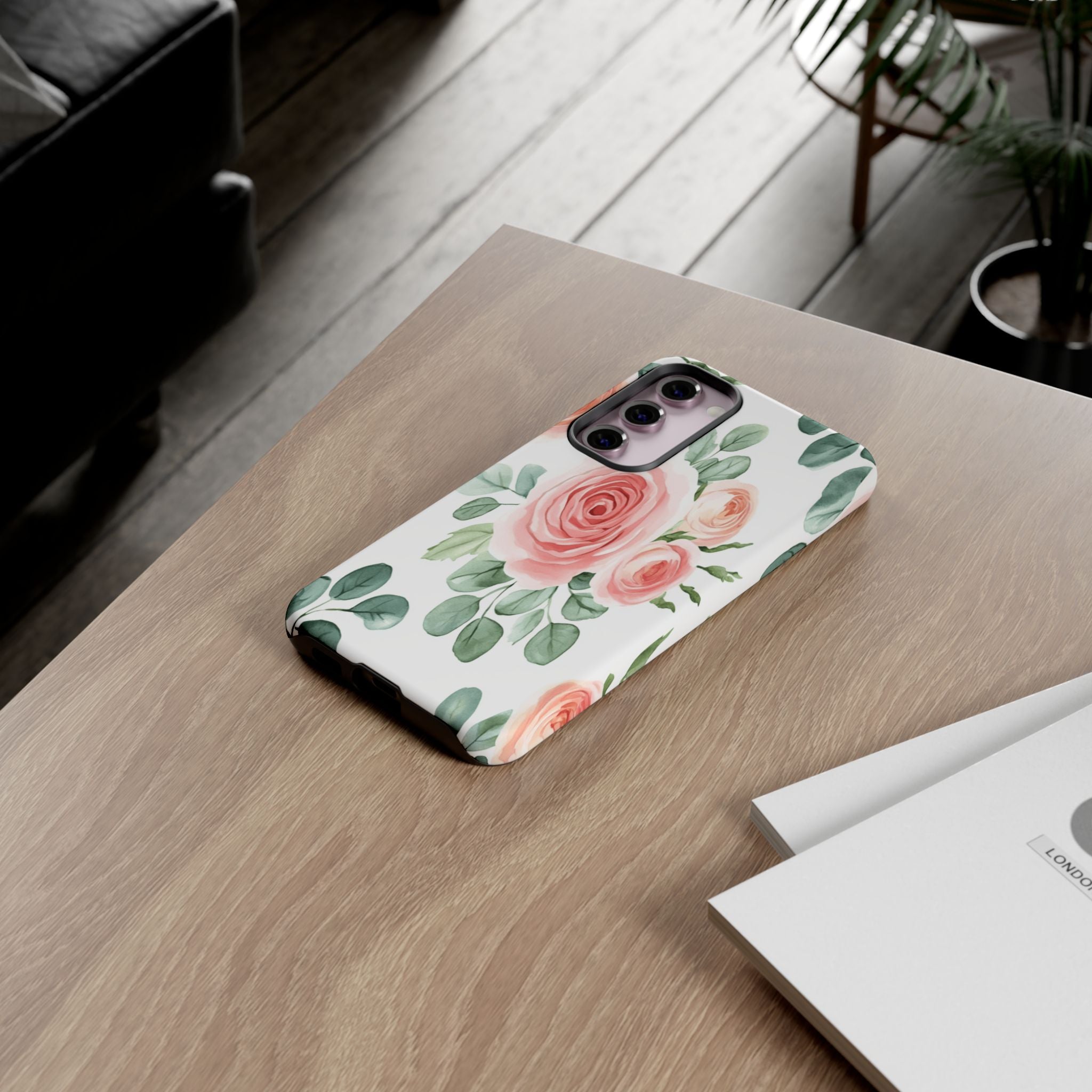 Delicate Watercolor Rose Case
