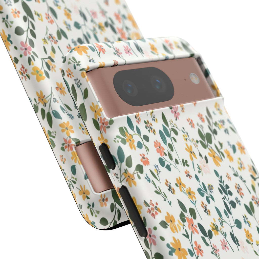 Pastel Leaves and Flowers Case