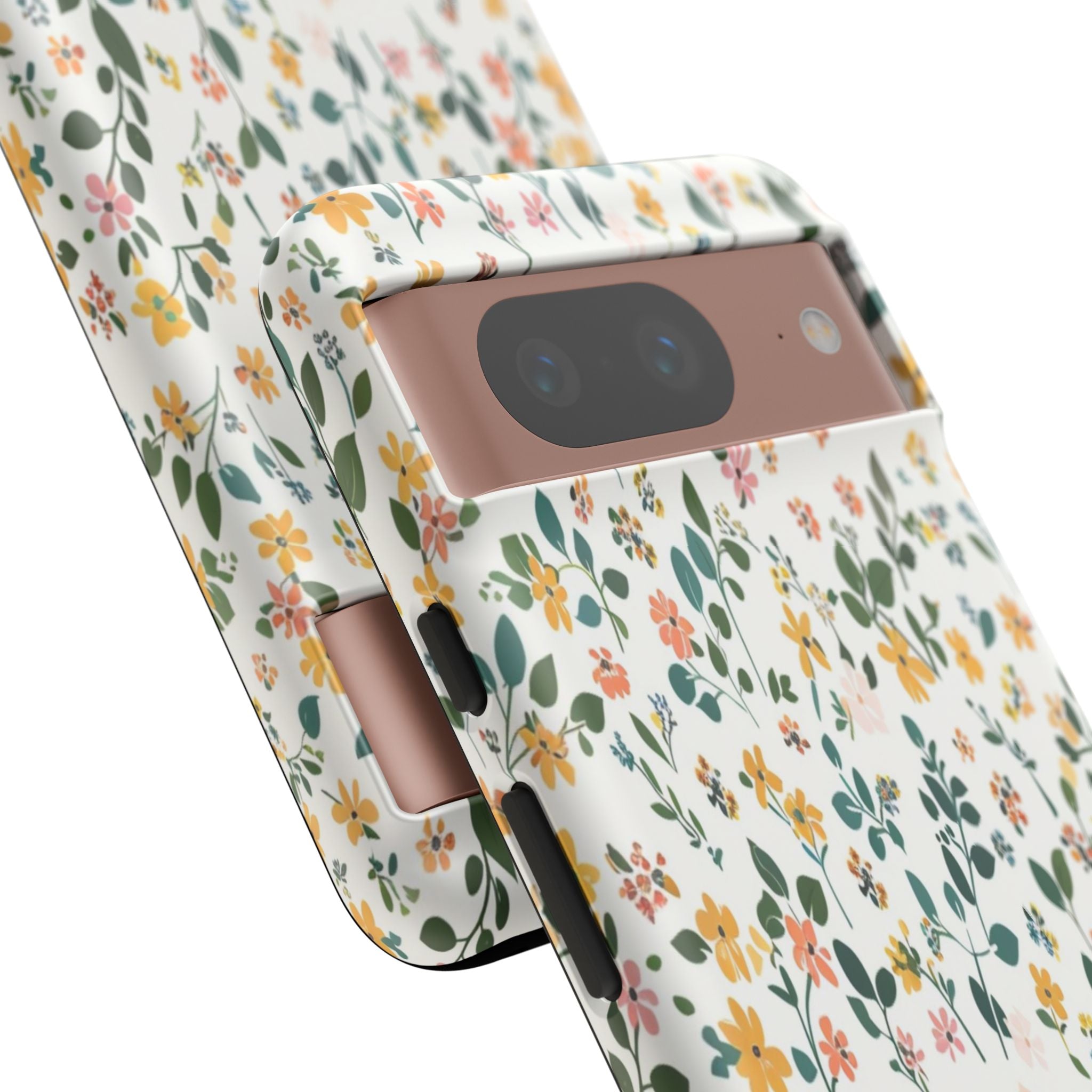 Pastel Leaves and Flowers Case