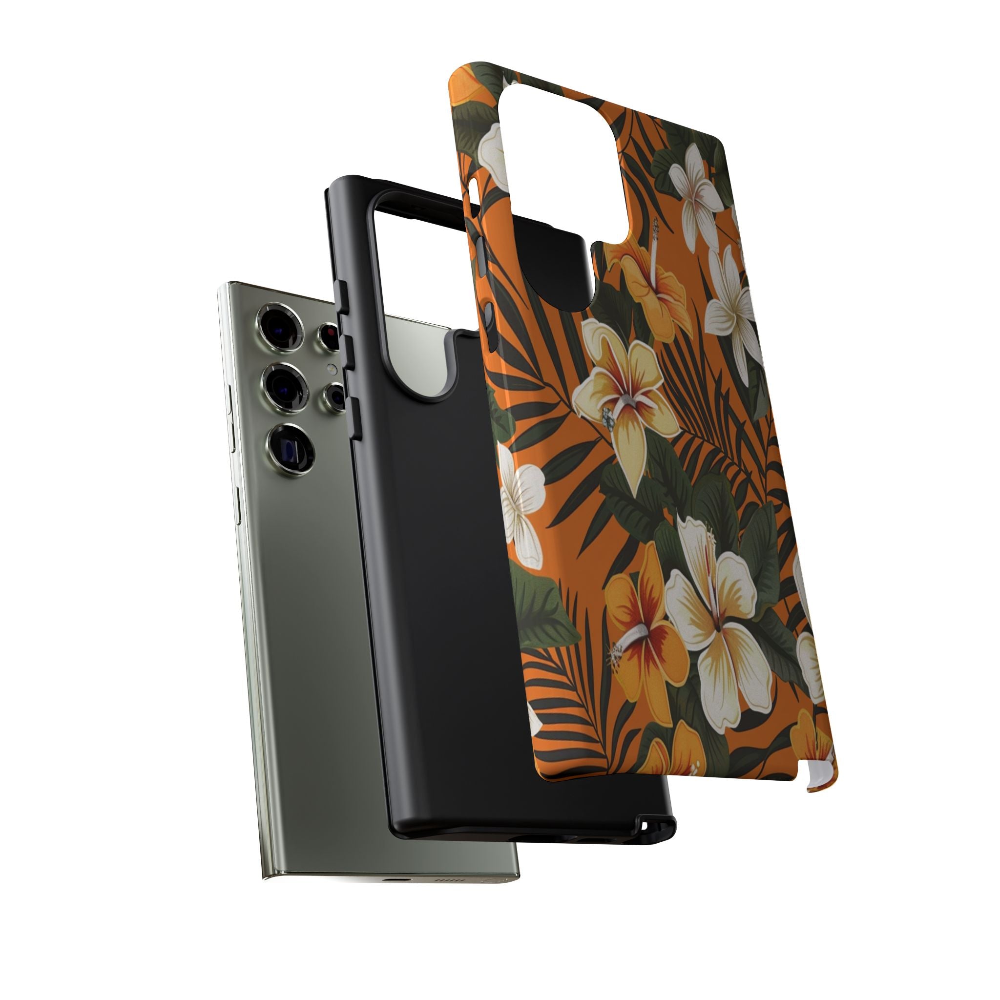 Vibrant Orange Tropical Case