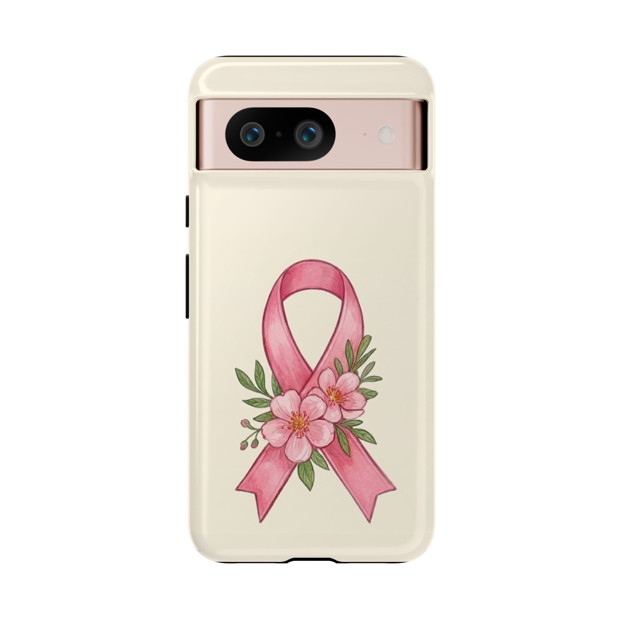Floral Breast Cancer Awareness Case