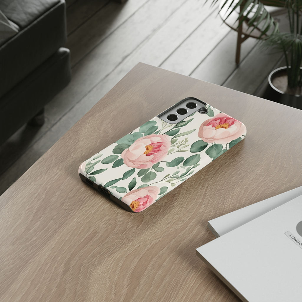 Soft Pink Peonies Case