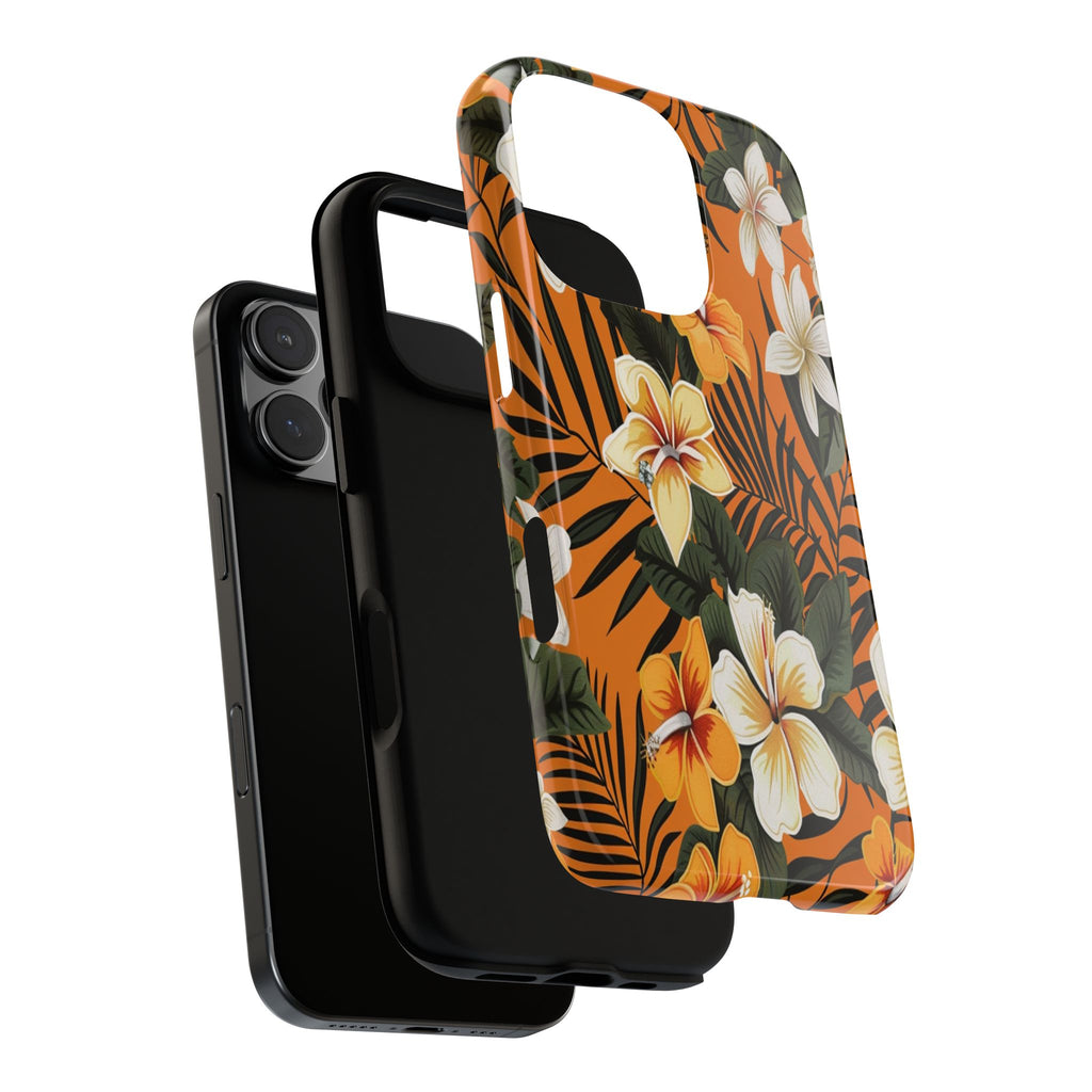 Vibrant Orange Tropical Case
