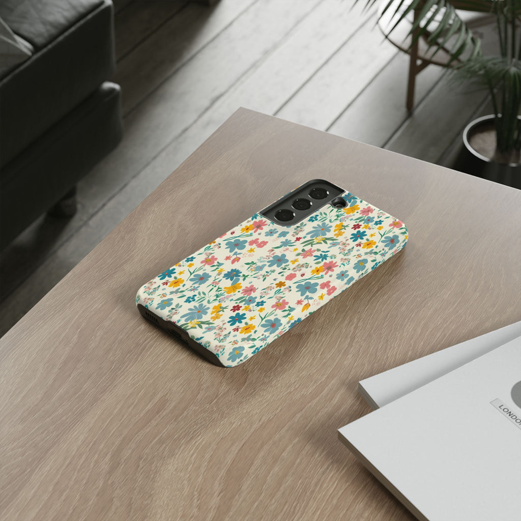Pastel Yellow Green and Blue Case