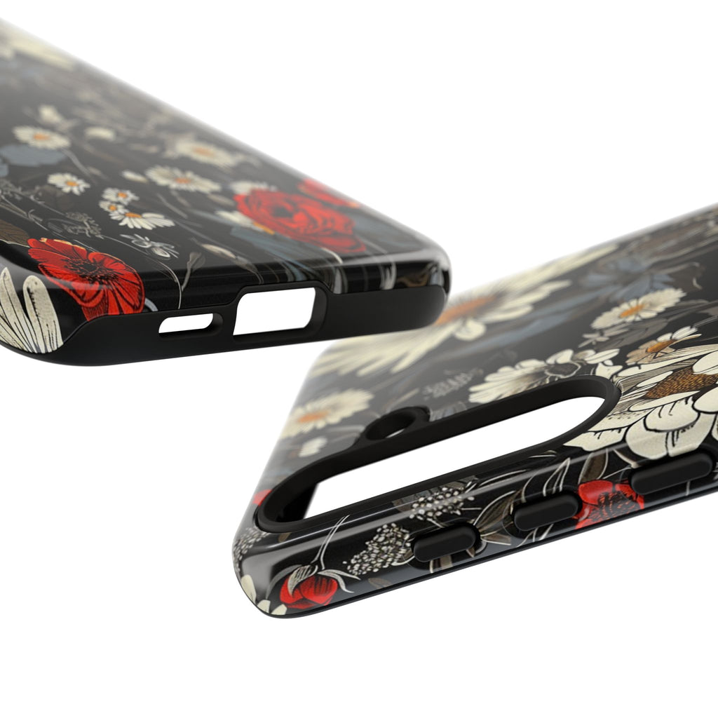 Dark Rose and Daisy Case