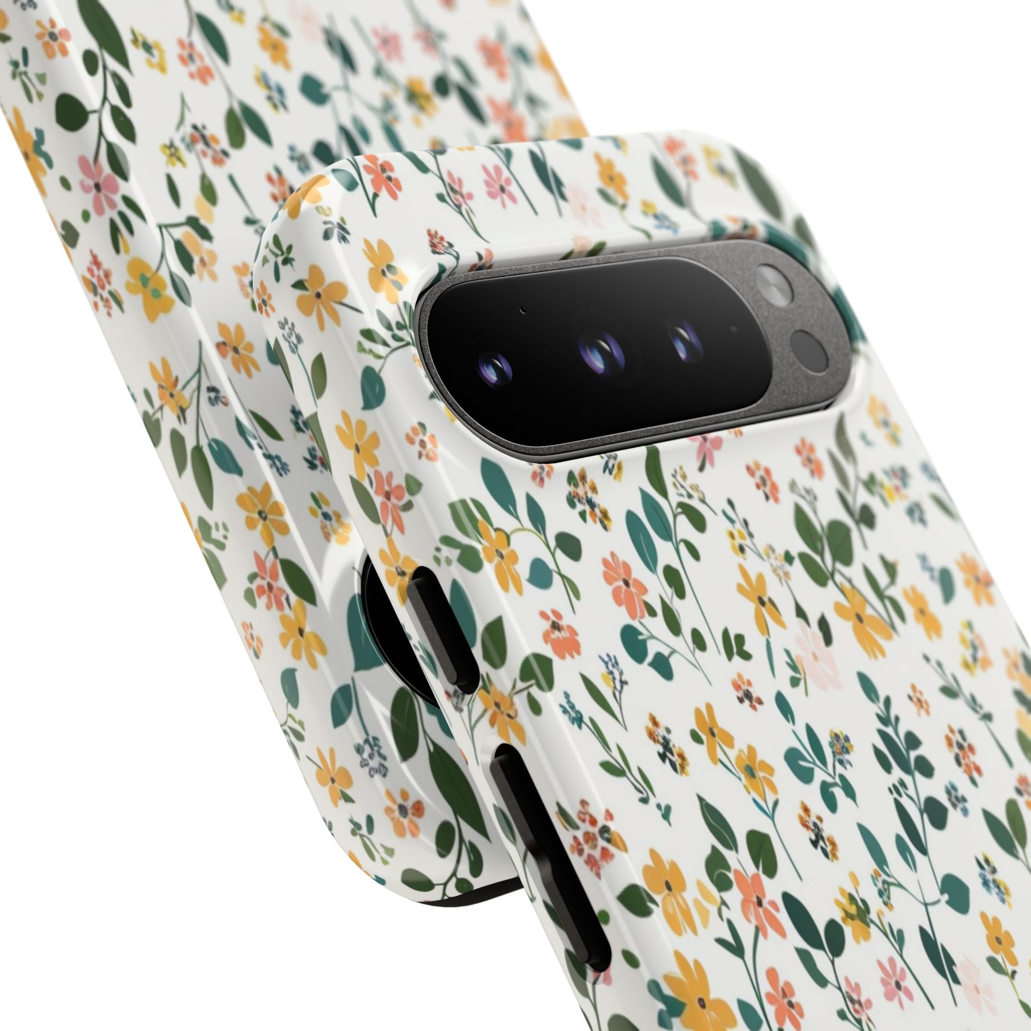 Pastel Leaves and Flowers Case
