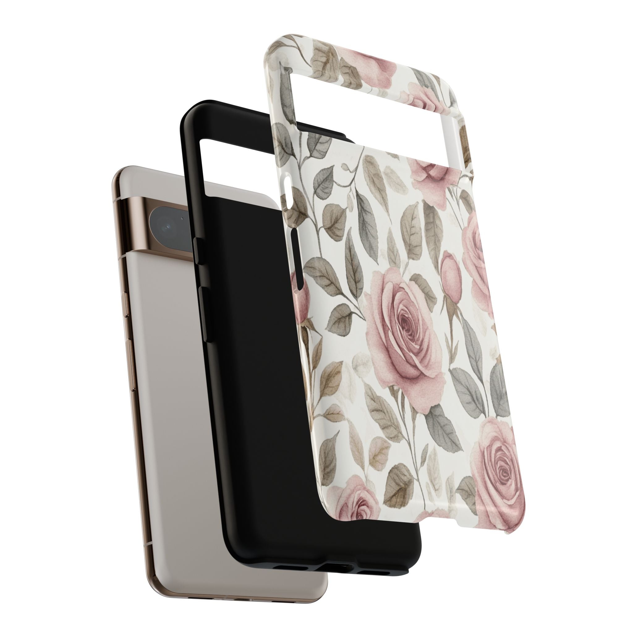 Elegant Watercolor Rose Case