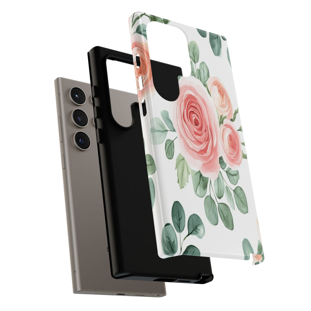 Delicate Watercolor Rose Case