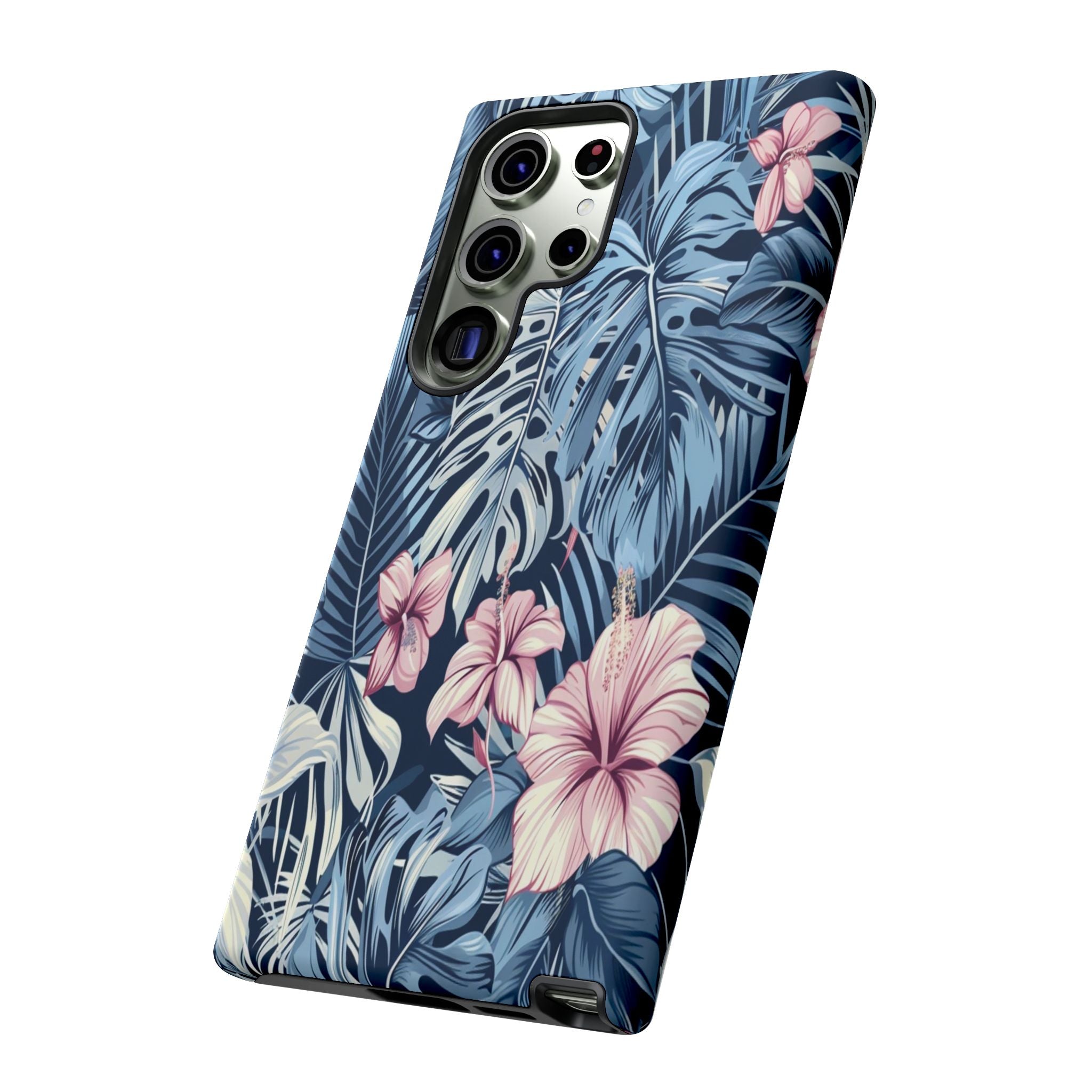 Tropical Hibiscus and Monstera Case