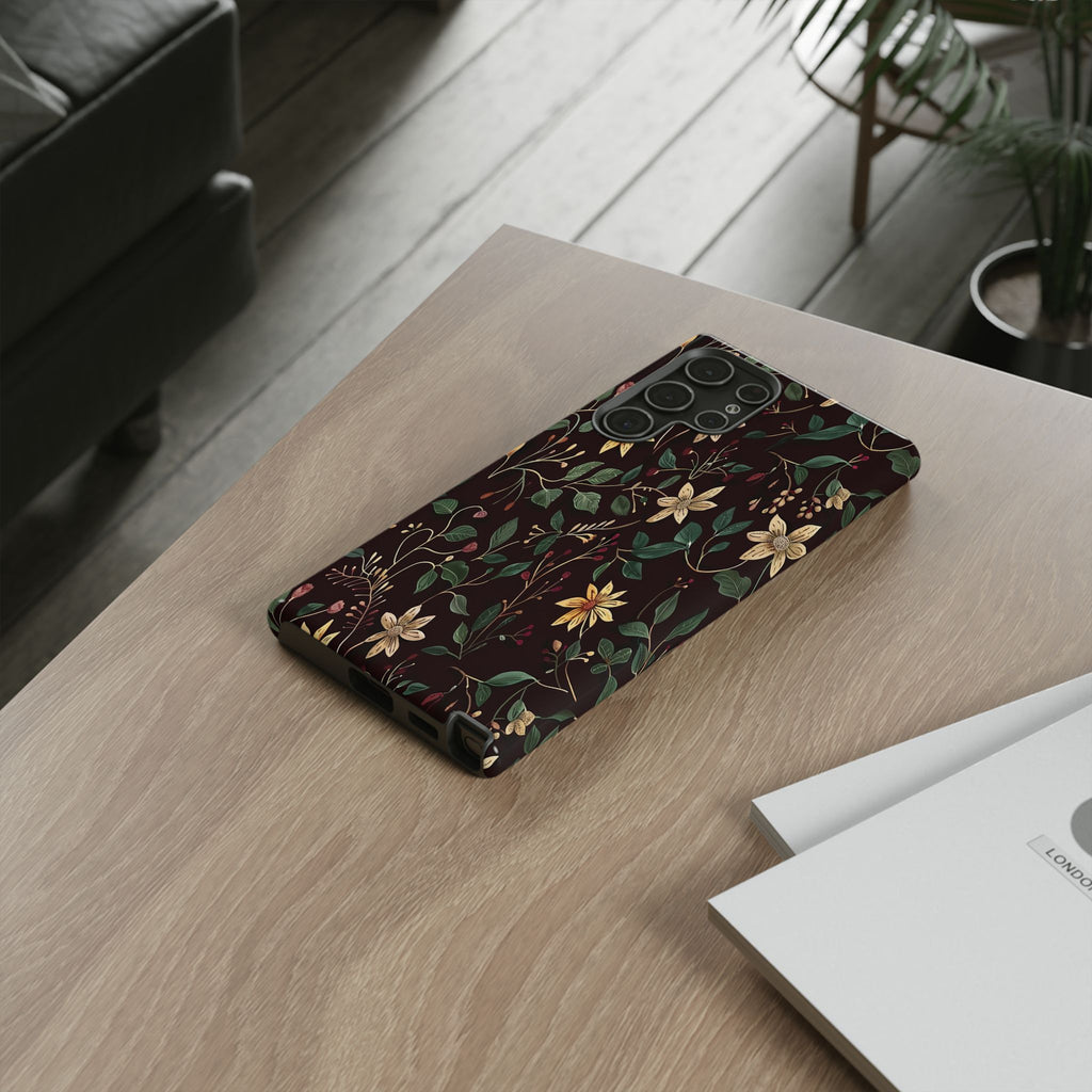 Dark Vintage Floral Case