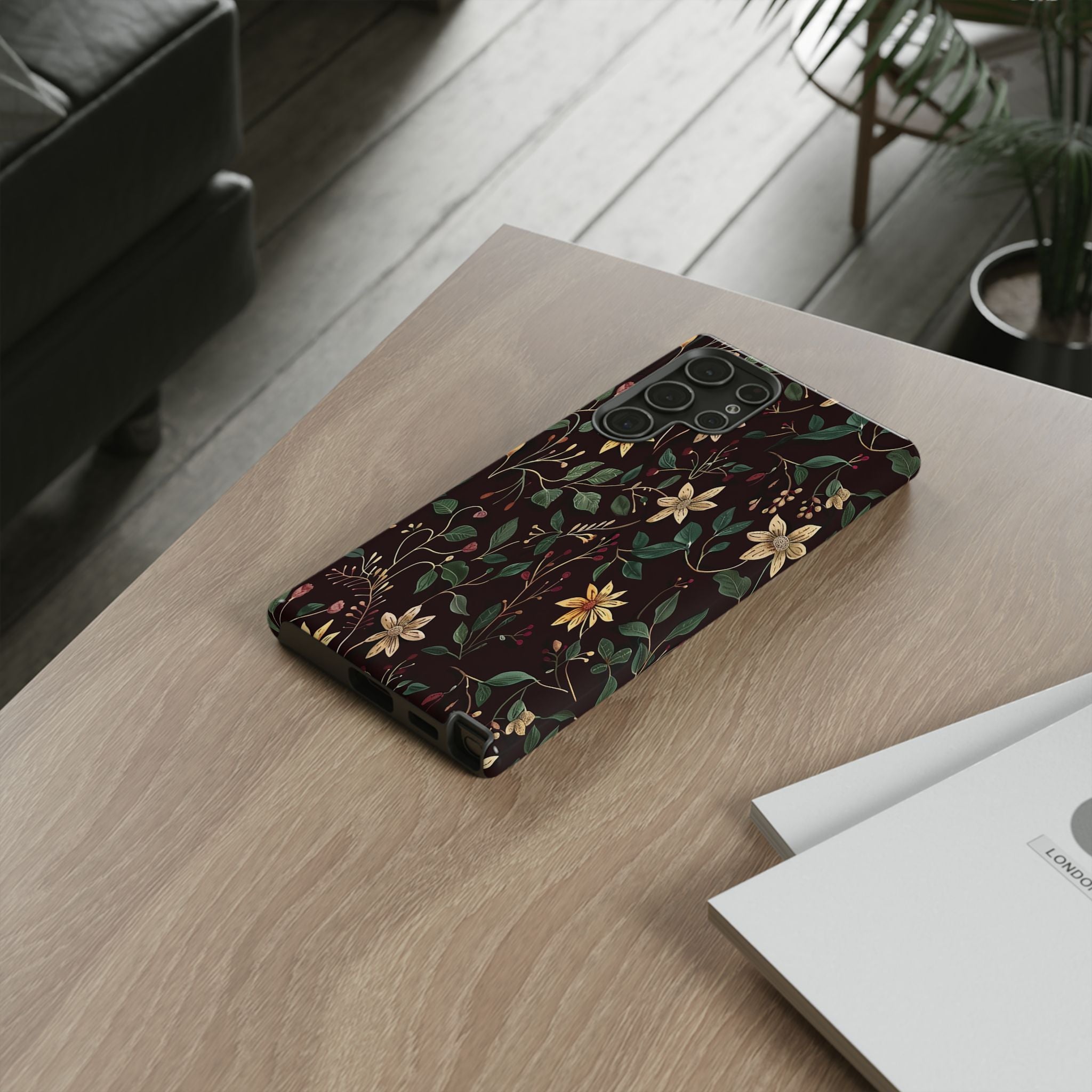 Dark Vintage Floral Case