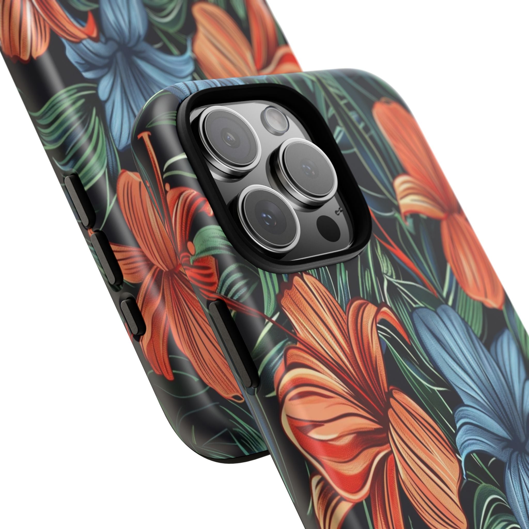 Tropical Red and Blue Case