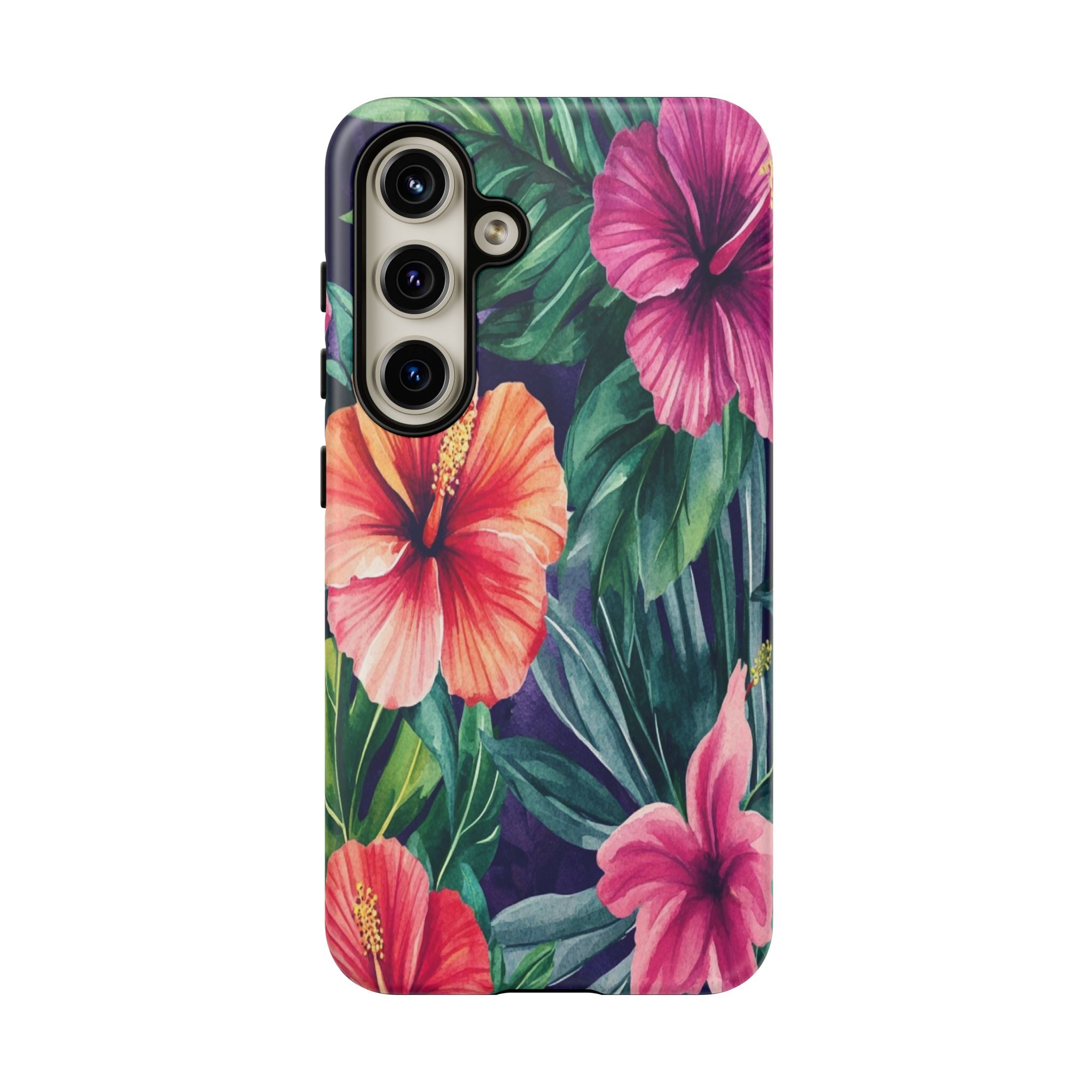 Navy Floral Watercolor