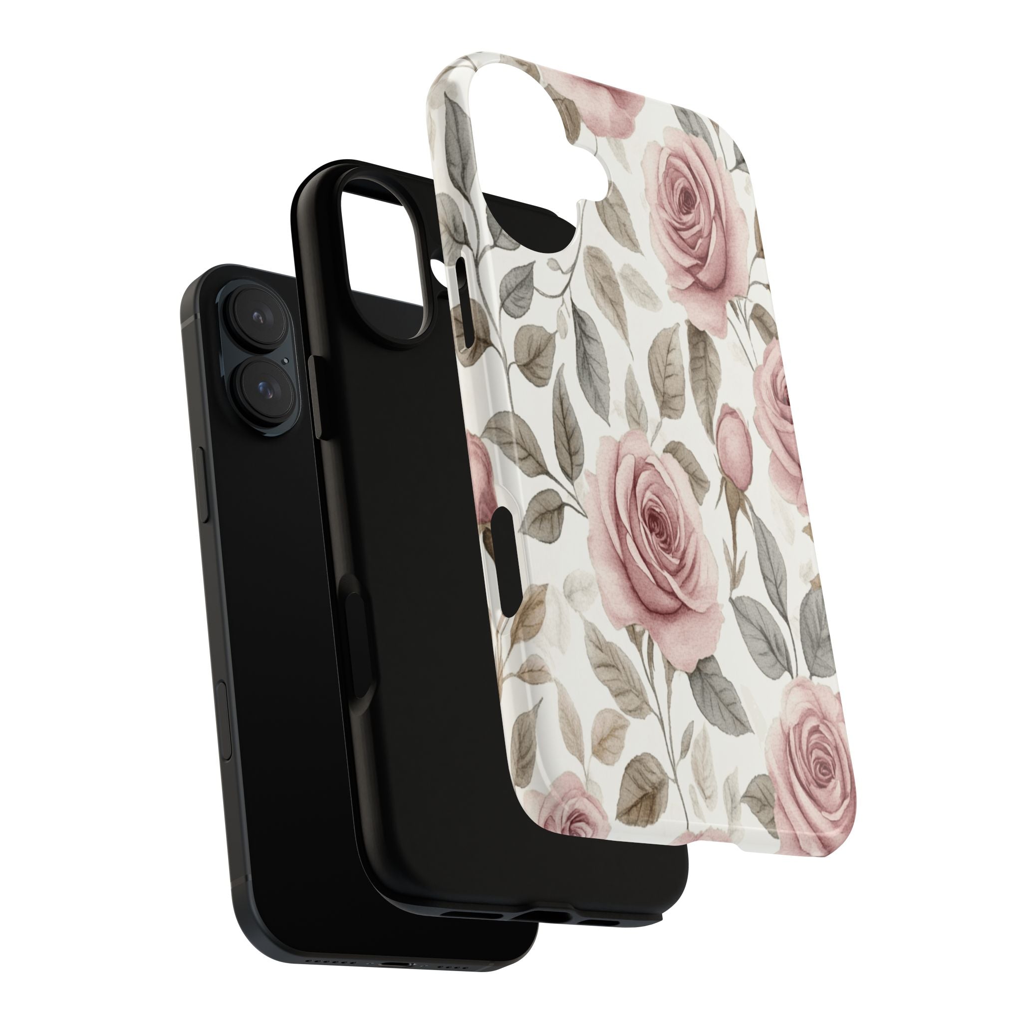 Elegant Watercolor Rose Case