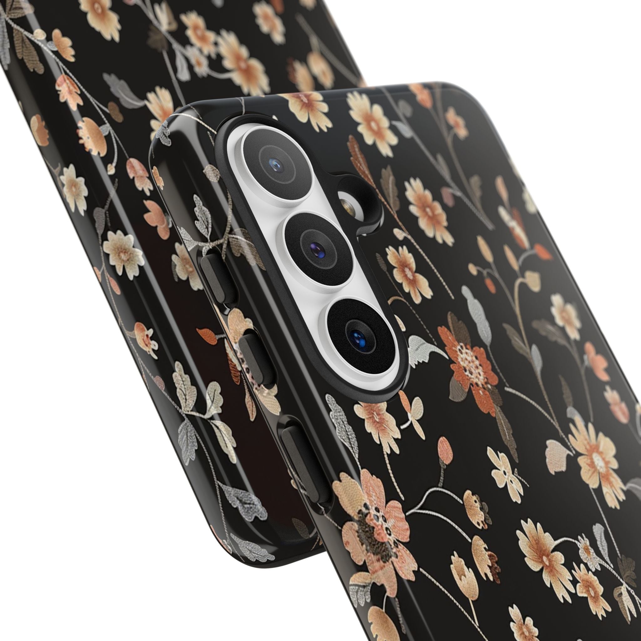 Floral Field on Black Case