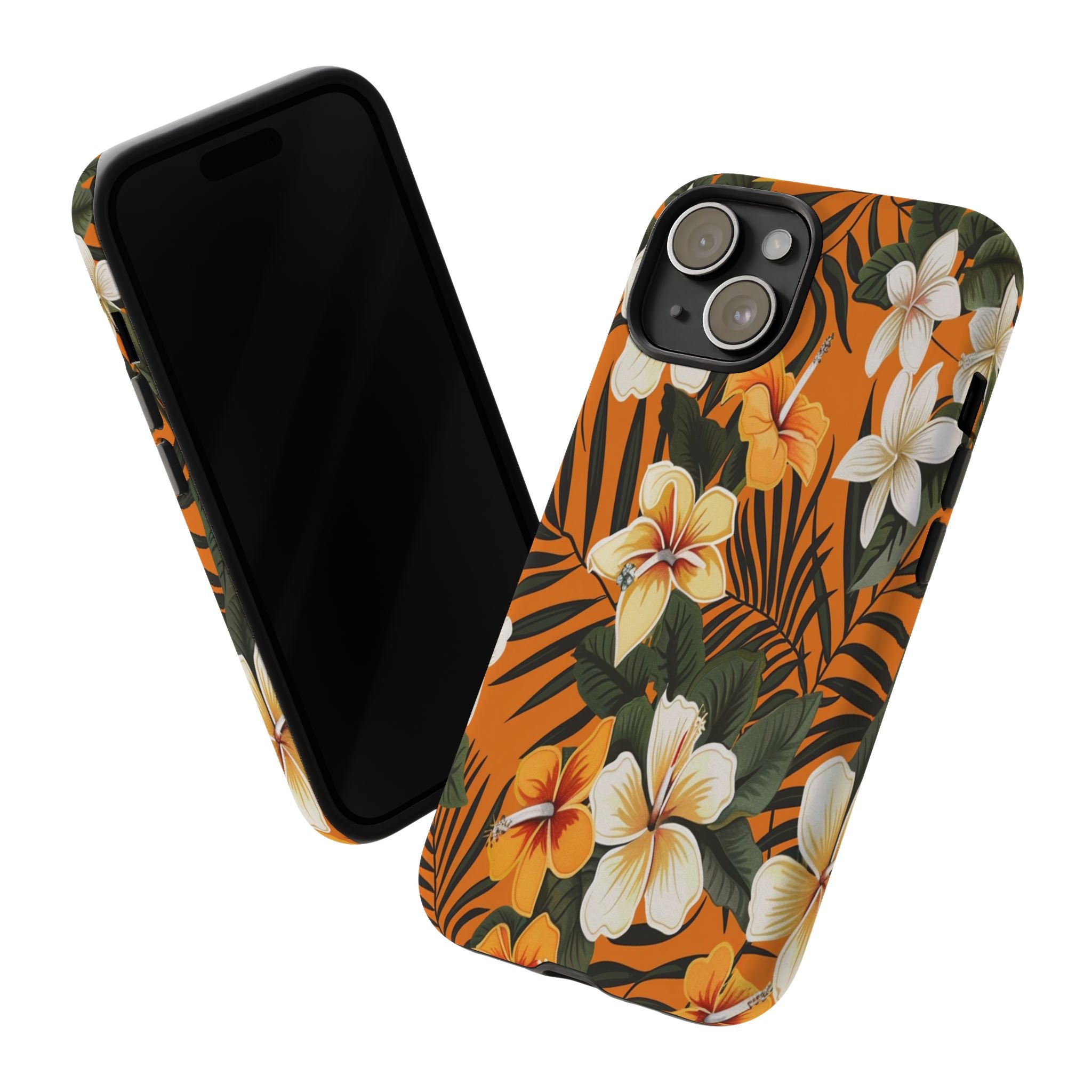 Vibrant Orange Tropical Case