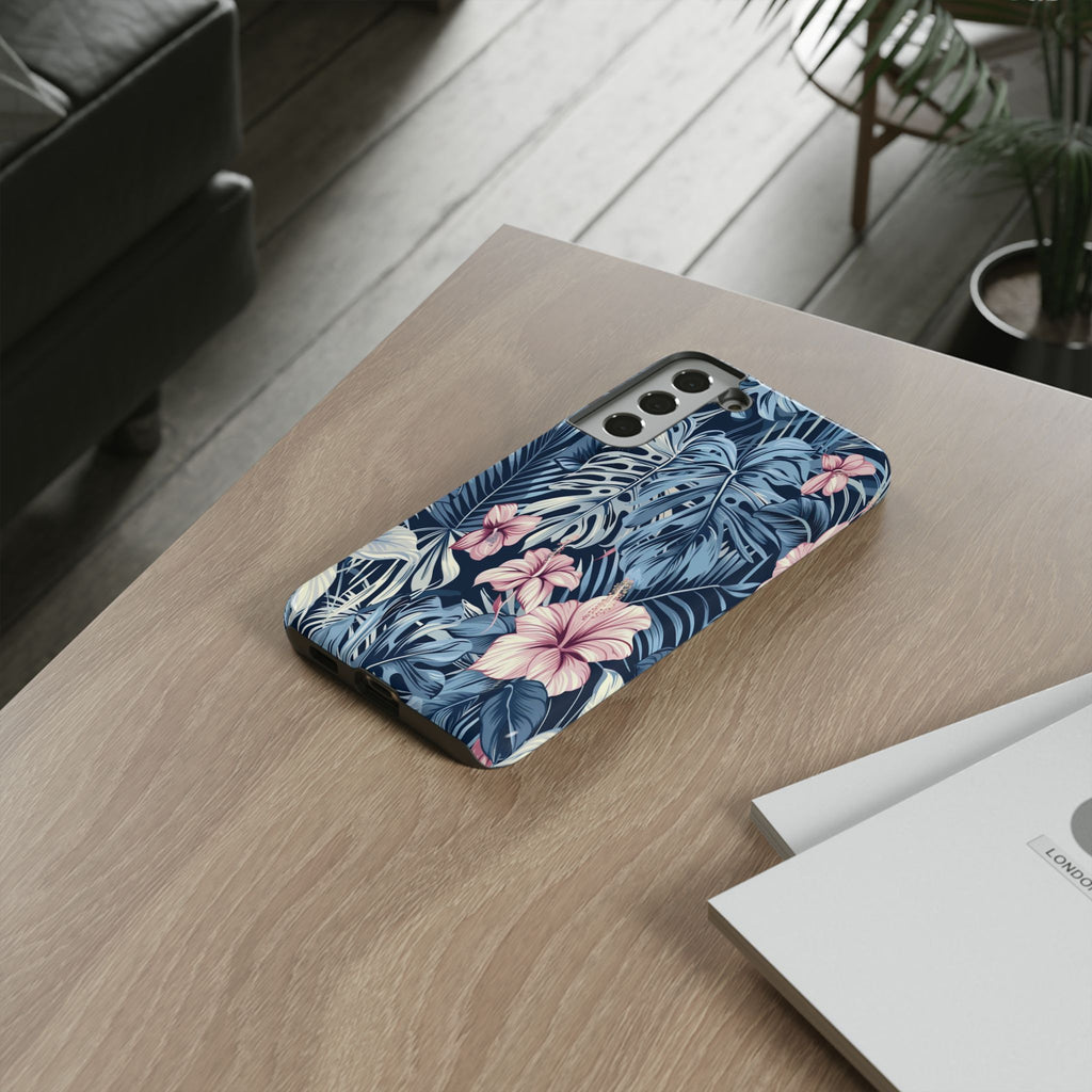 Tropical Hibiscus and Monstera Case