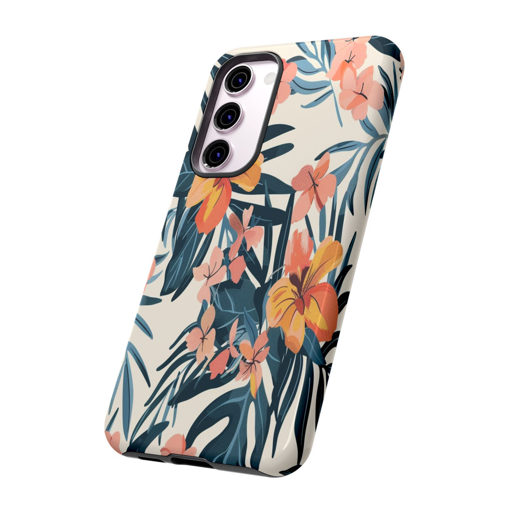 Tropical White and Blue Case
