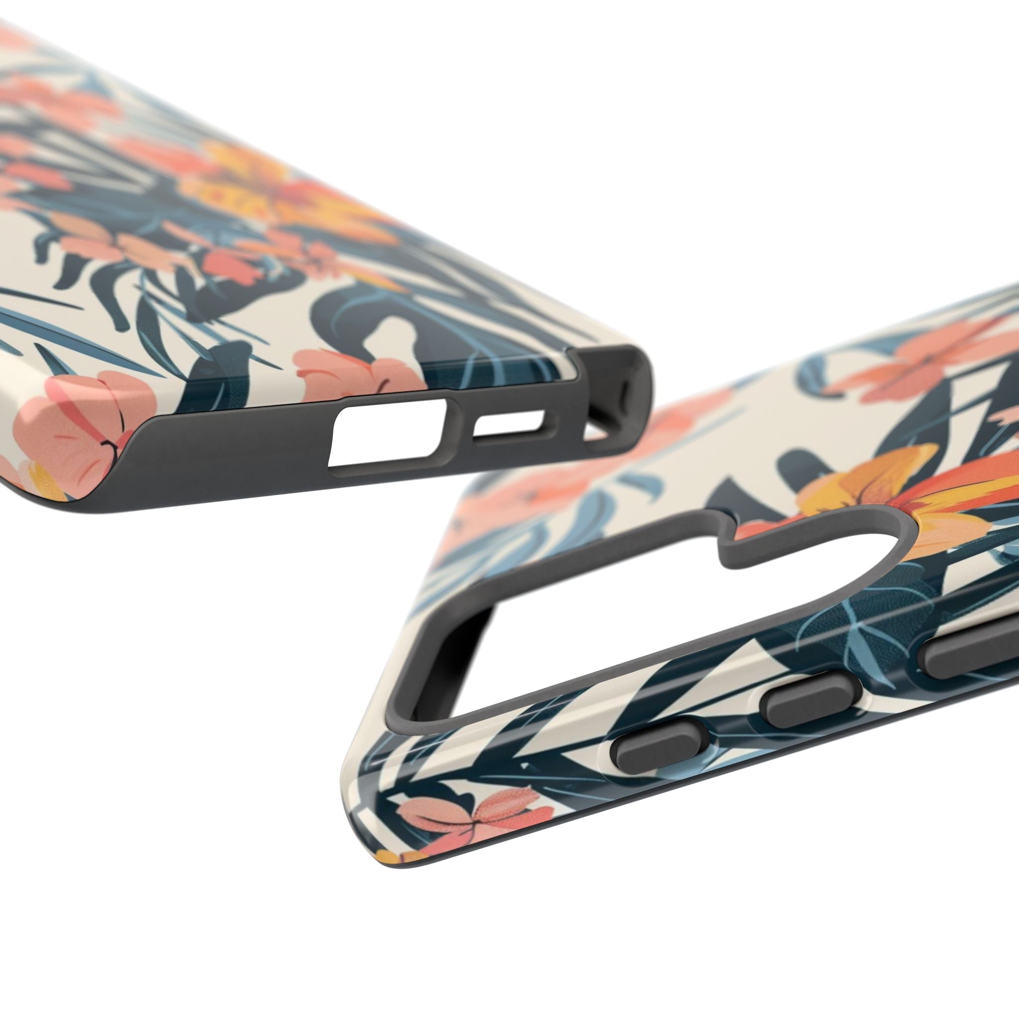 Tropical White and Blue Case