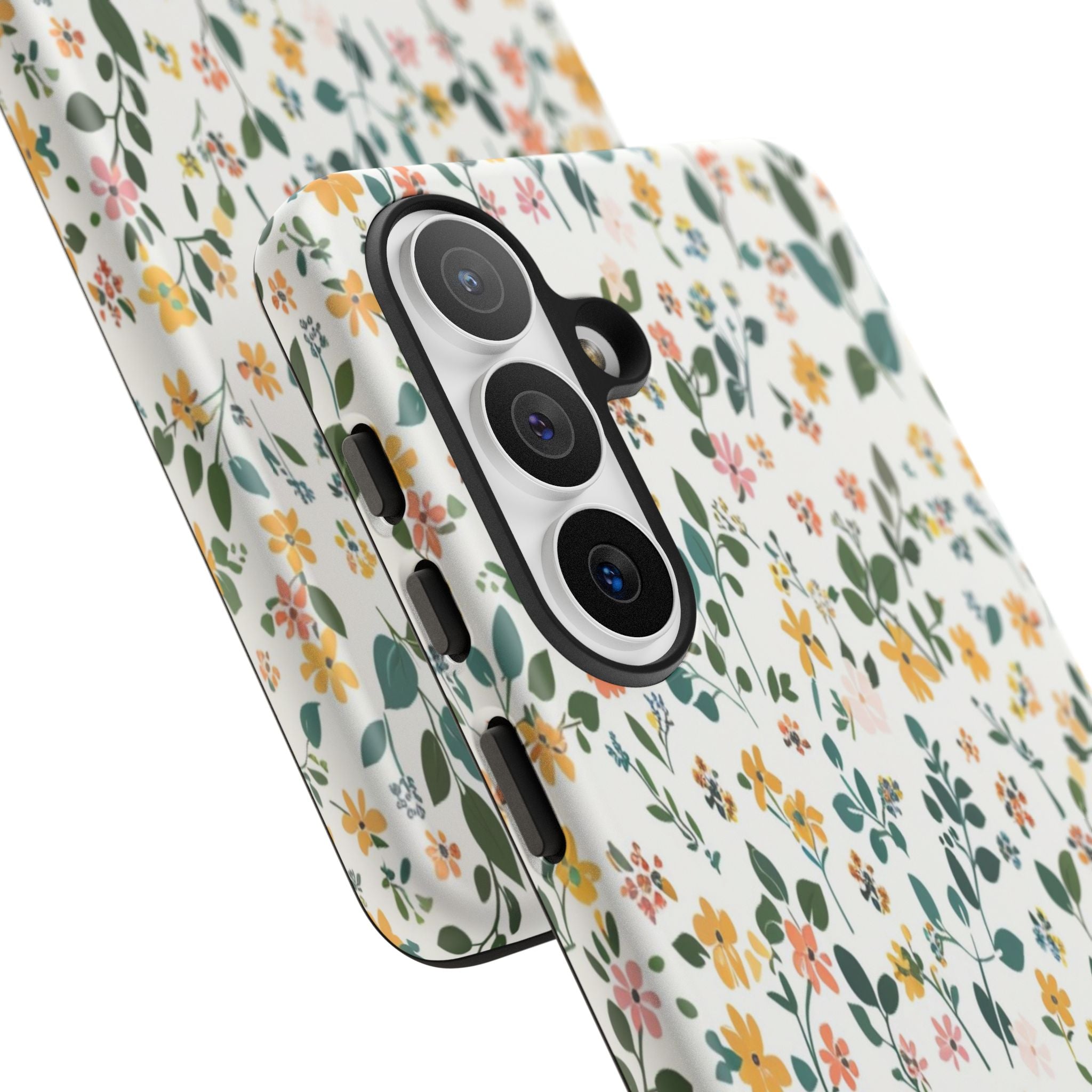 Pastel Leaves and Flowers Case