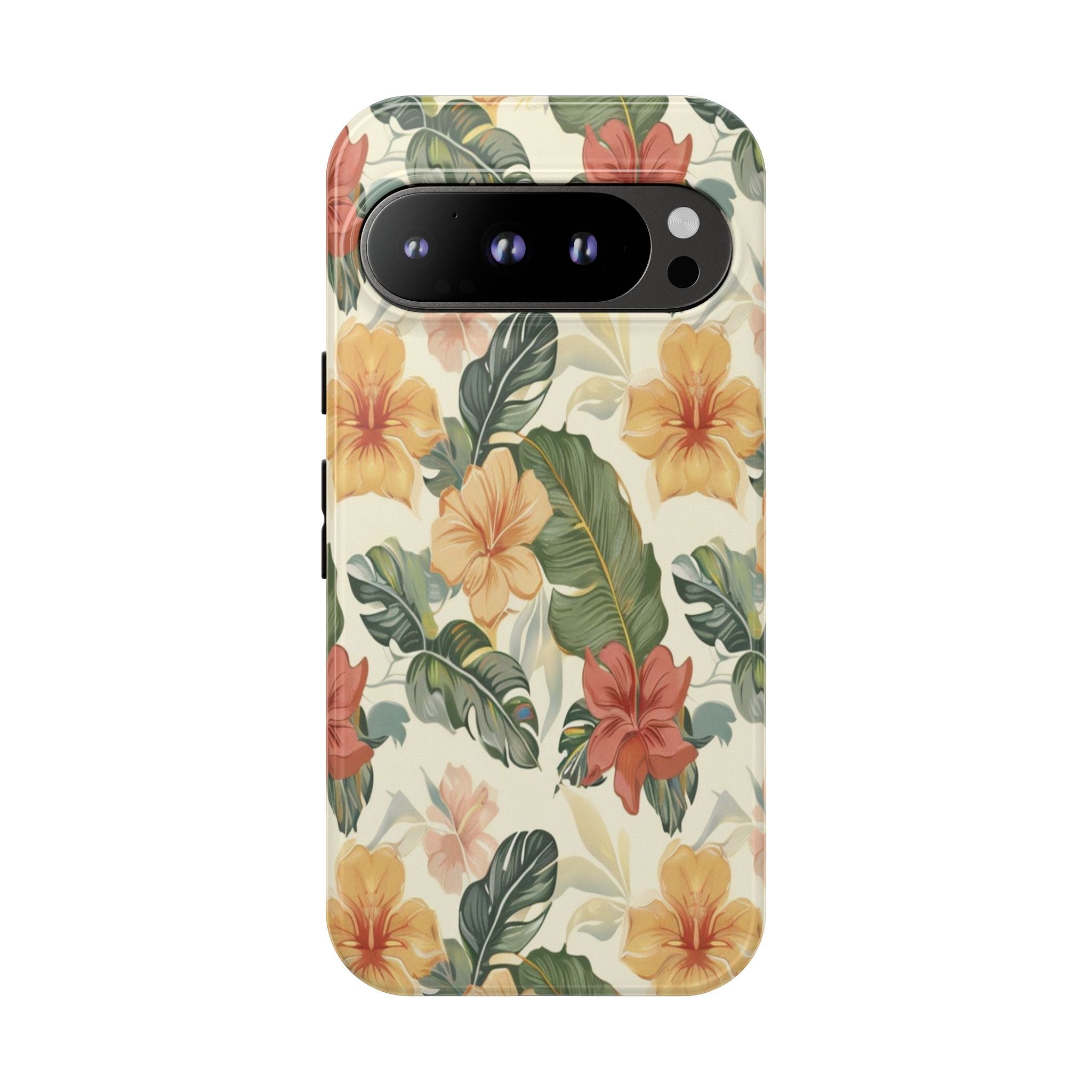 Vintage Tropical Floral Seamless Pattern