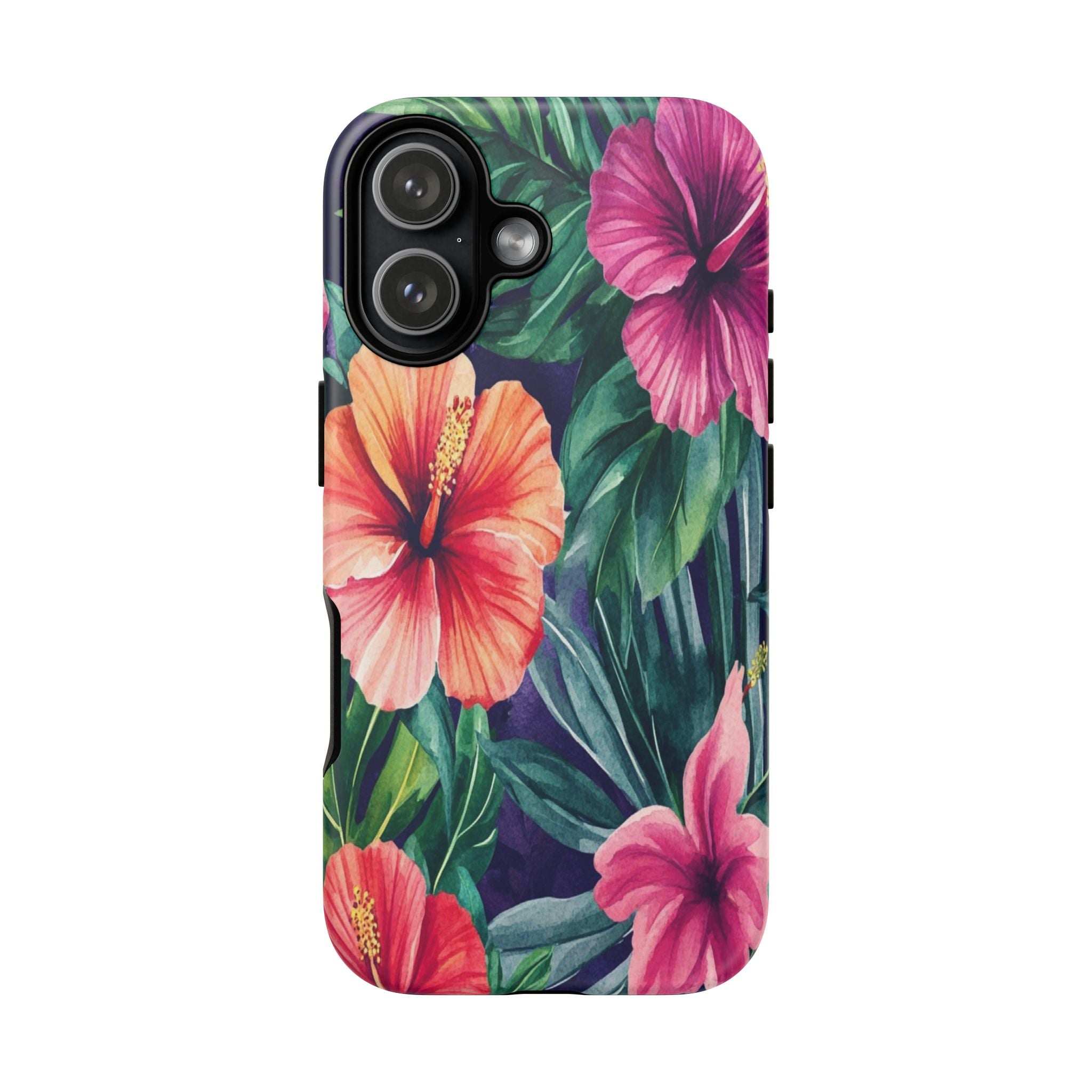 Navy Floral Watercolor