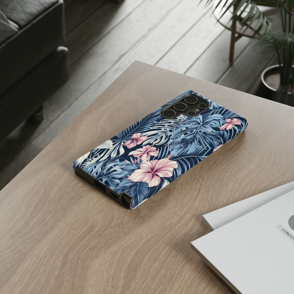 Tropical Hibiscus and Monstera Case