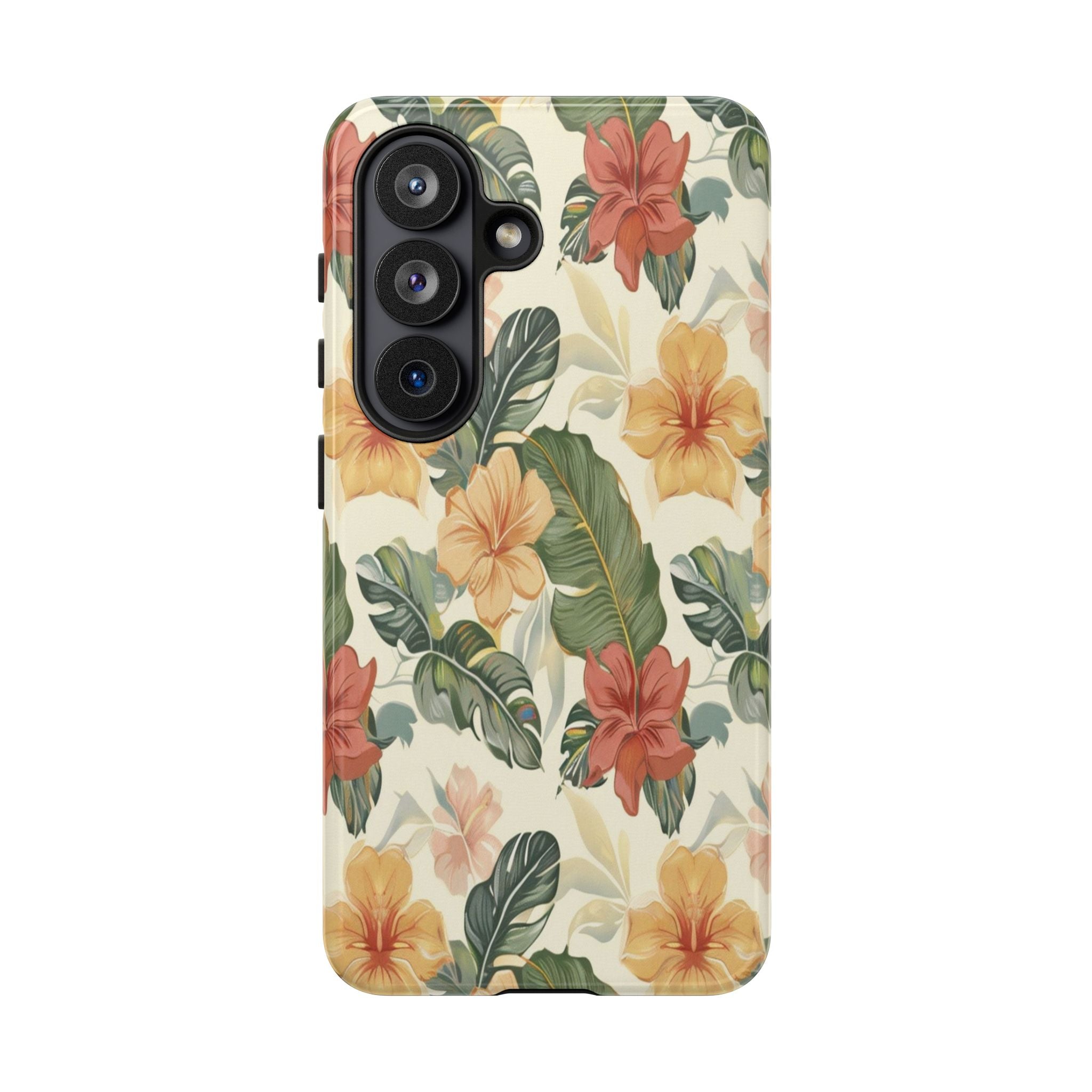 Vintage Tropical Floral Seamless Pattern