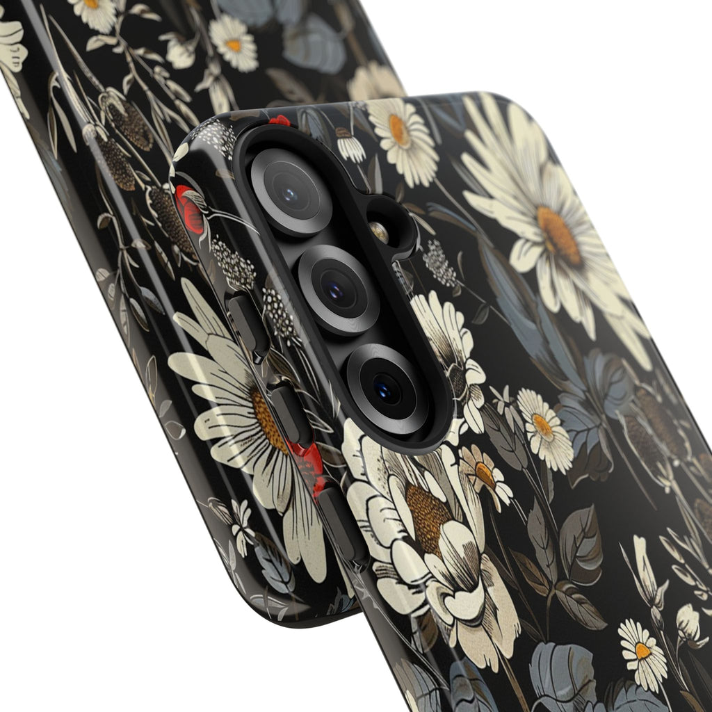 Dark Rose and Daisy Case