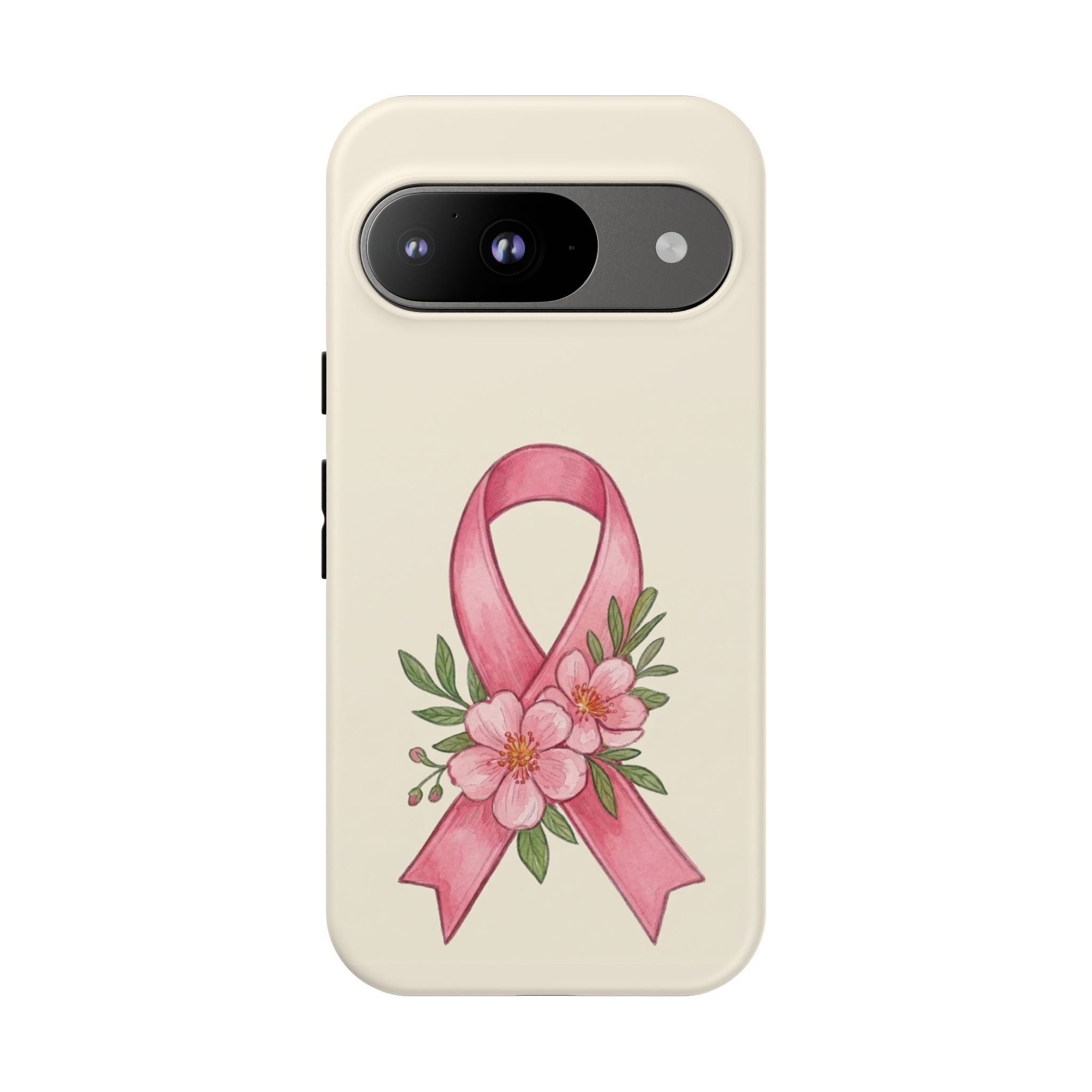 Floral Breast Cancer Awareness Case