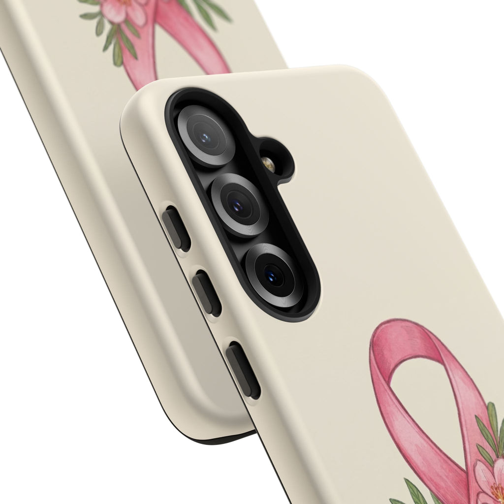 Floral Breast Cancer Awareness Case