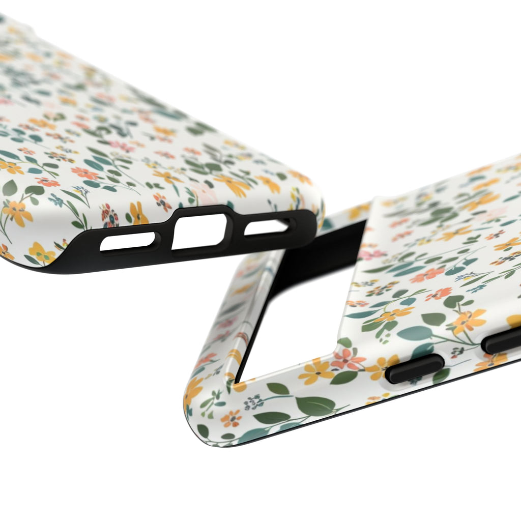 Pastel Leaves and Flowers Case