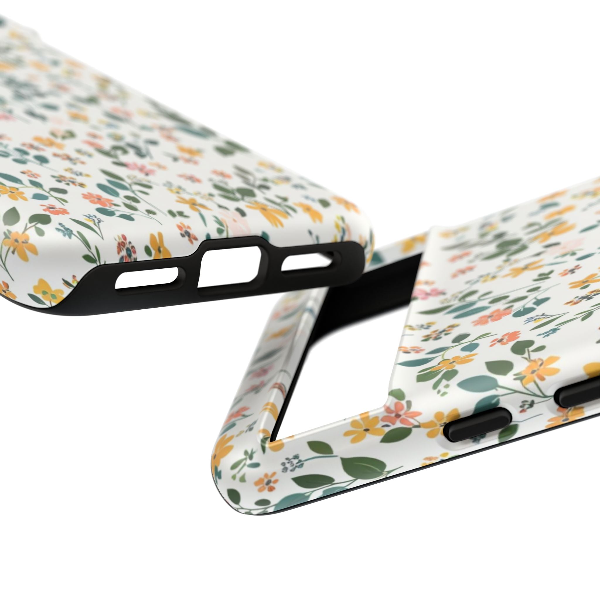 Pastel Leaves and Flowers Case