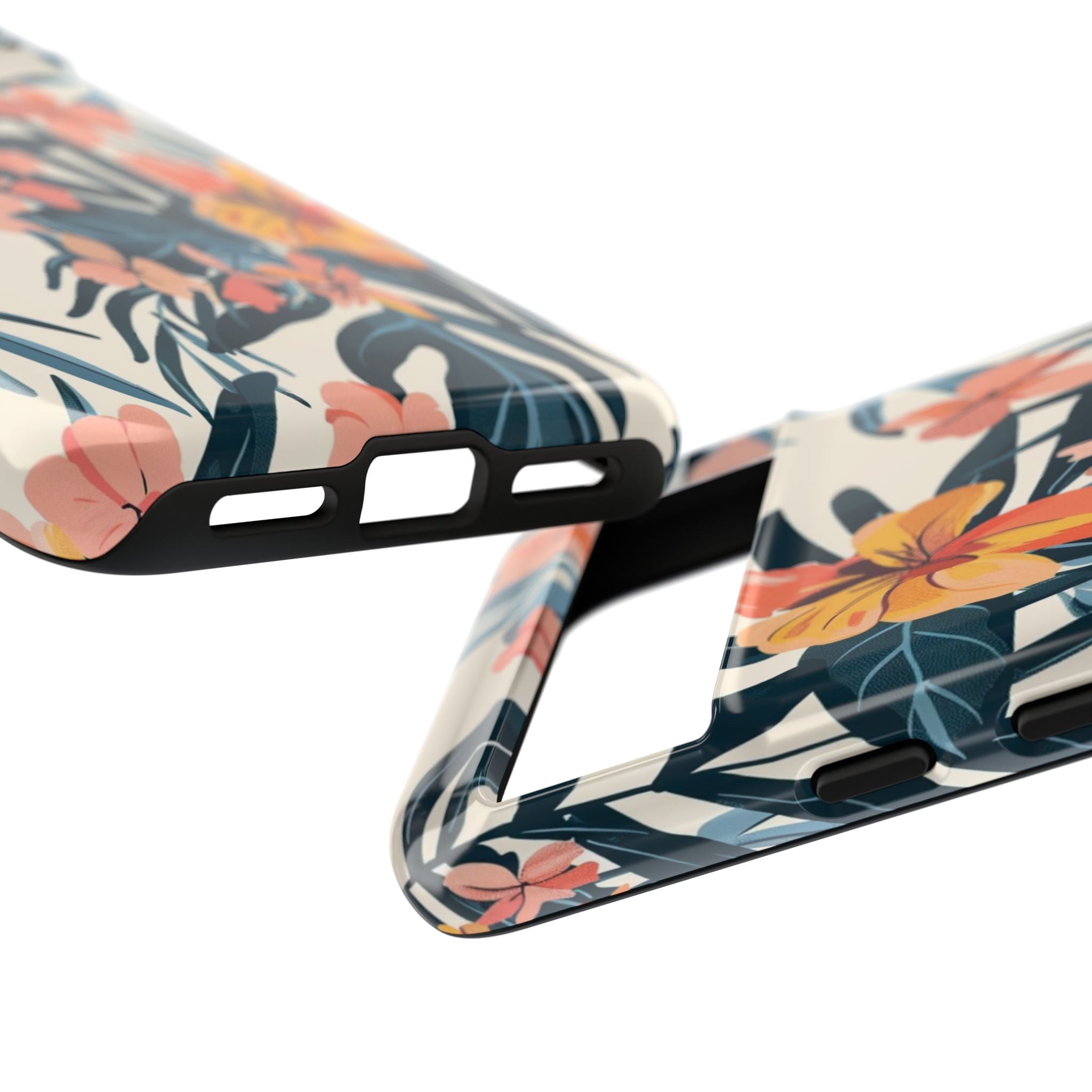 Tropical White and Blue Case