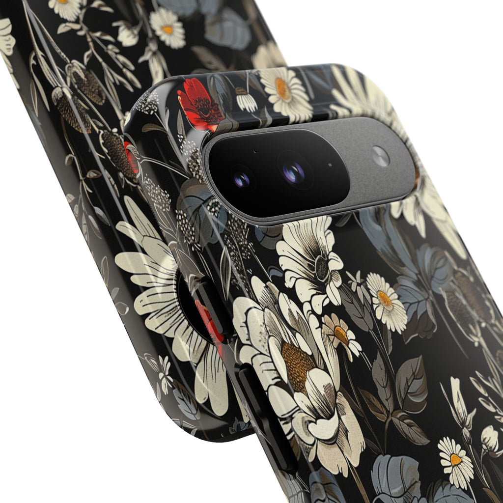 Dark Rose and Daisy Case