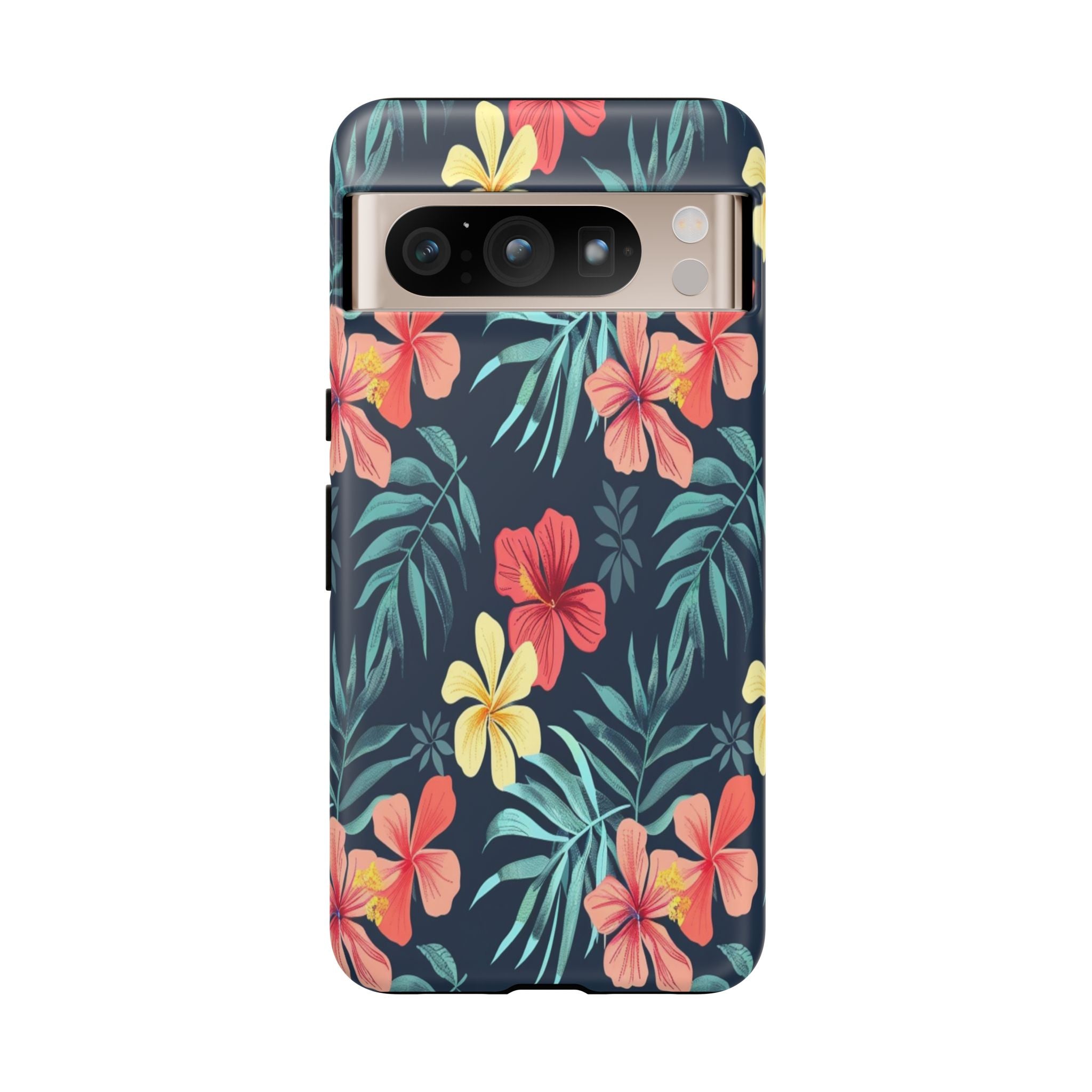 Tropical Hibiscus Navy