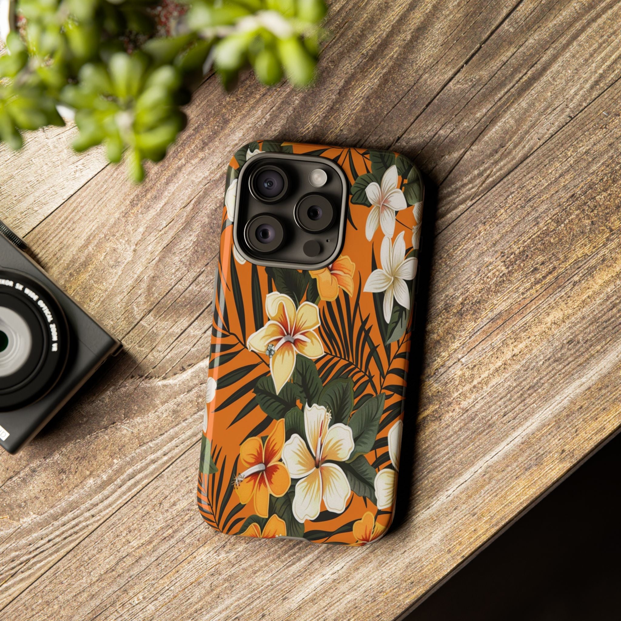 Vibrant Orange Tropical Case